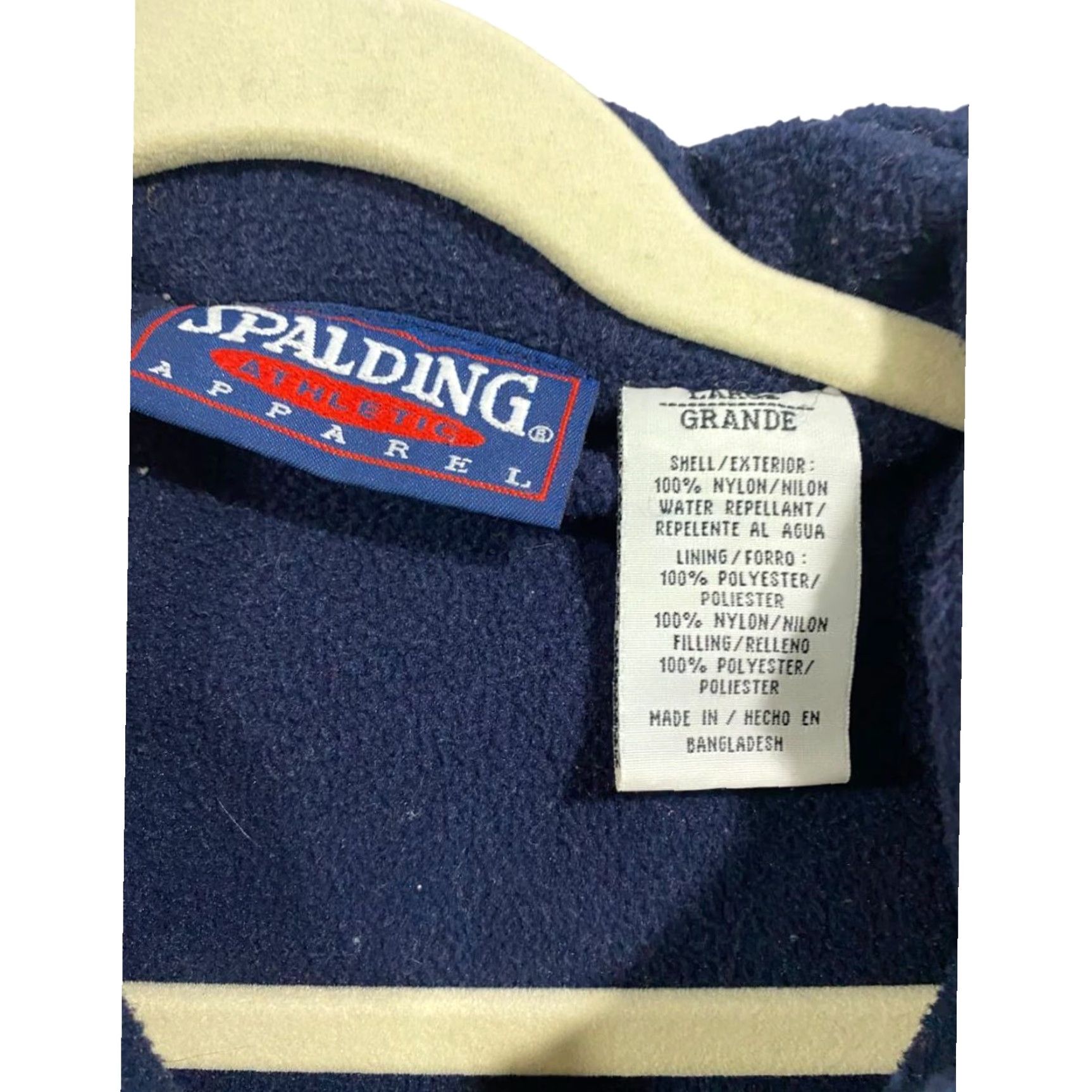 Spalding VINTAGE Spalding Athletic Coat Hoodie Full Zip Mens L Blue Green Nylon Windbreaker 100% Polyester Size US L / EU 52-54 / 3 - 4 Thumbnail