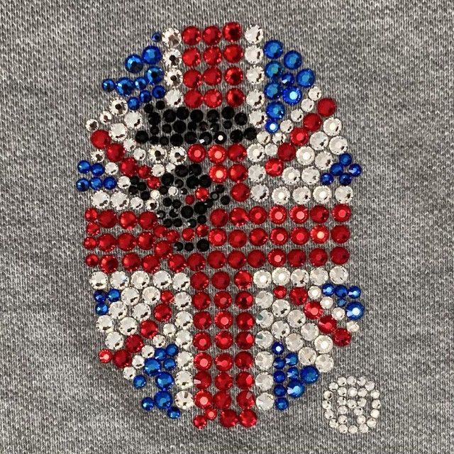 Bape × Swarovski BAPE × Swarovski Union Jack APE HEAD polo shirt NIGO Size US L / EU 52-54 / 3 - 3 Thumbnail