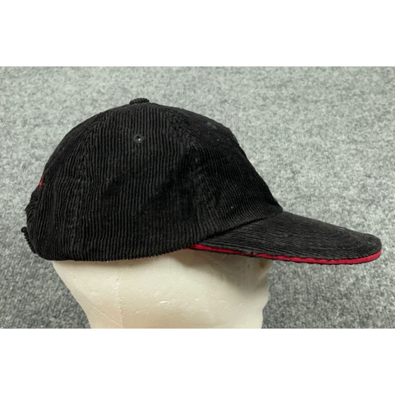 Disney Disney Mickey Mouse Corduroy Dad Hat Adult One Size Black Embroidered Retro Size ONE SIZE - 3 Thumbnail