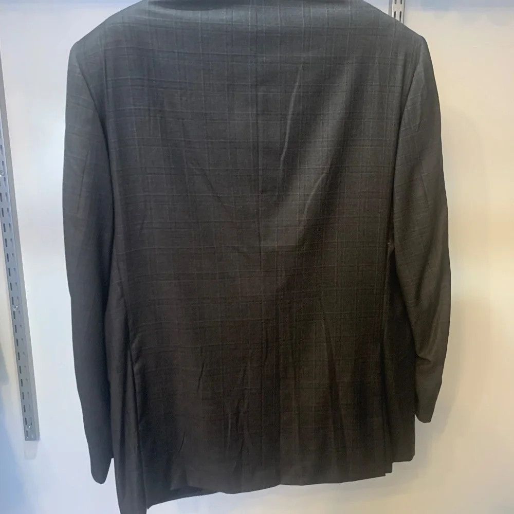 Isaia Isaia Napoli Suit – Gray Check, Made in Italy Size 44R - 3 Thumbnail