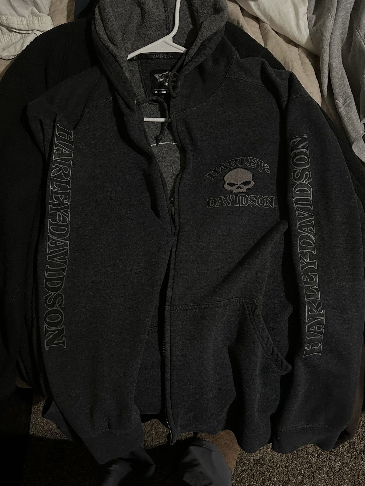 Harley Davidson Vintage Harley Zip Up Size US XL / EU 56 / 4 - 3 Thumbnail