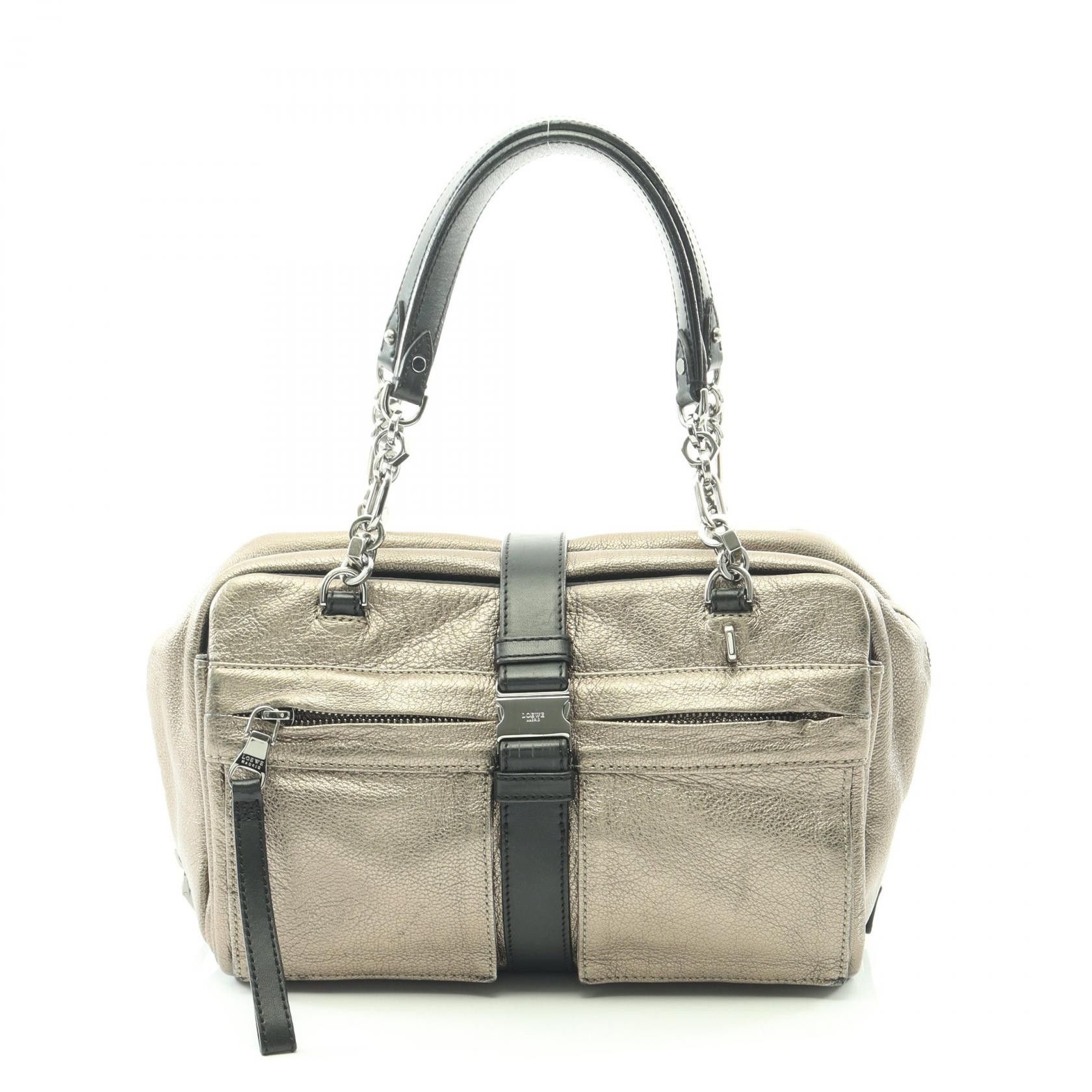 Loewe Loewe Loewe Laura Leather Handbag Leather Handbag DUTY FREE for USA Size ONE SIZE - 1 Thumbnail