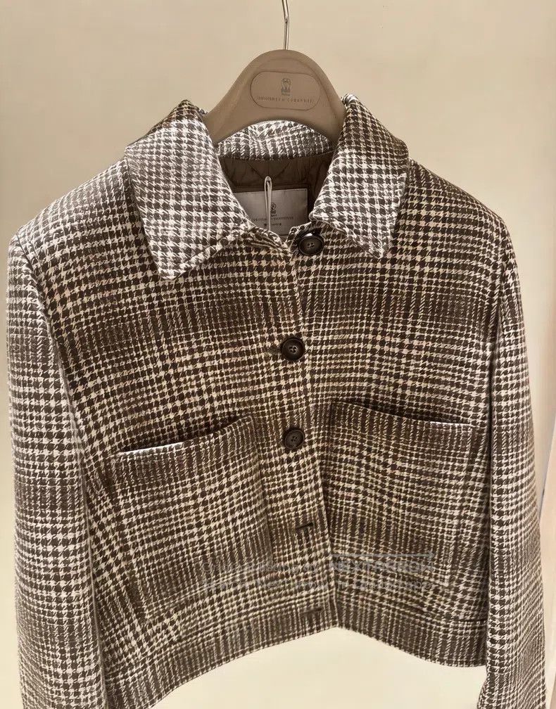 Brunello Cucinelli Brunello Cucinelli Cotton-padded short jacket Size S / US 4 / IT 40 - 3 Thumbnail