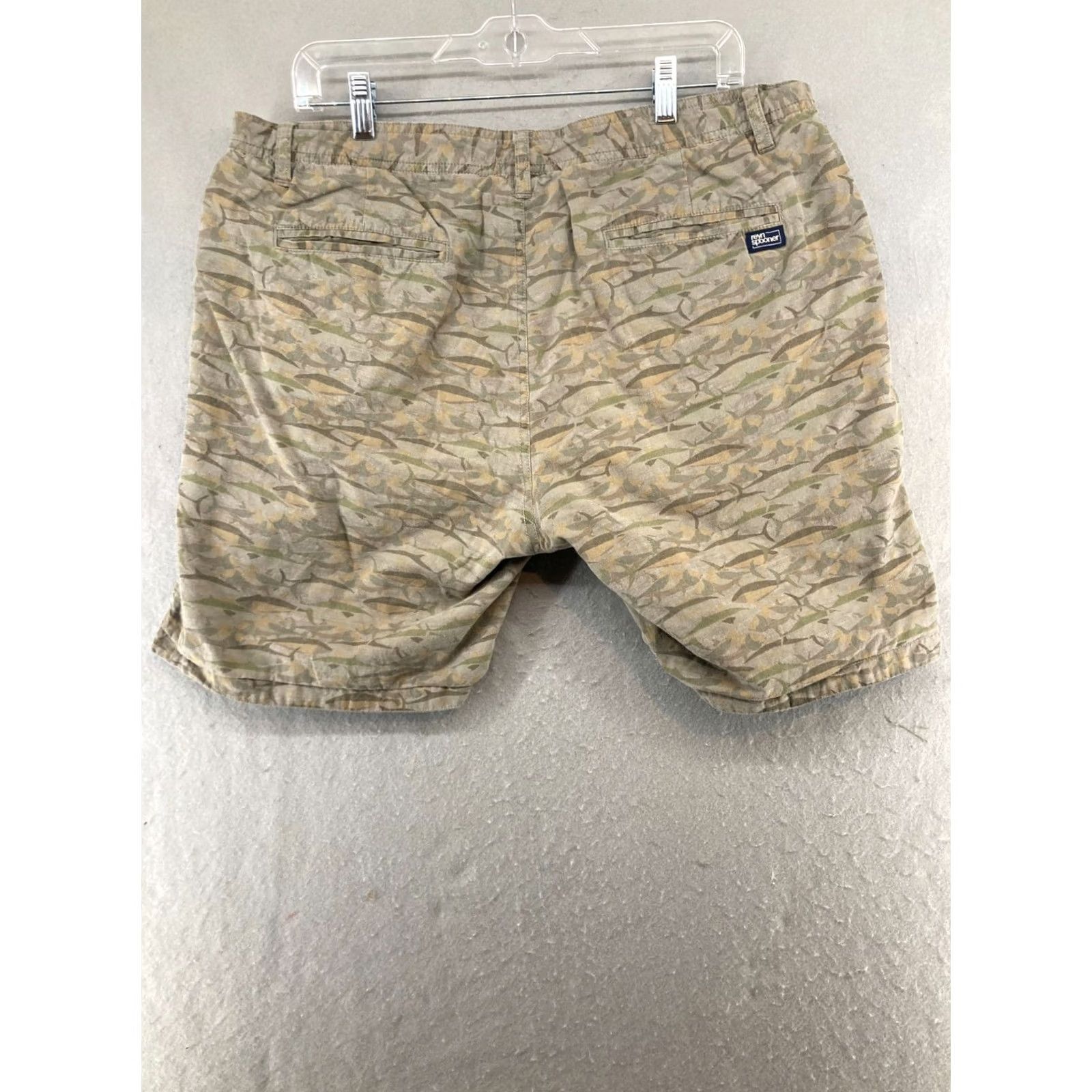 Reyn Spooner Reyn Spooner Mens Reversible Shorts 36 Camo Fish Print All Over Size US 36 / EU 52 - 7 Thumbnail