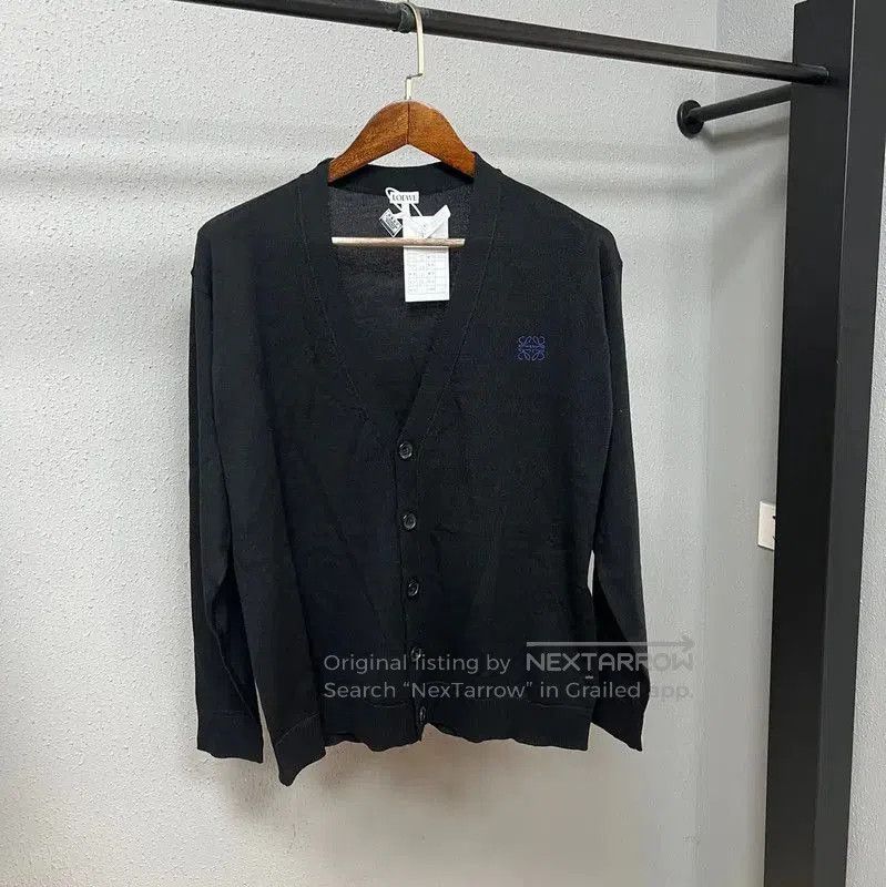 Loewe Loewe Dark Blue Wool Women's Cardigan . Size S / US 4 / IT 40 - 1 Thumbnail