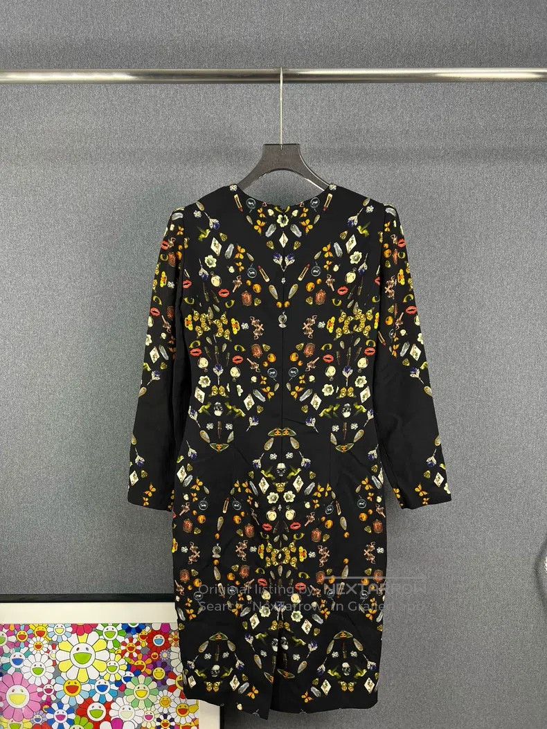 Alexander McQueen Alexander Mcqueen Printed long dress Size XS / US 0-2 / IT 36-38 - 2 Thumbnail