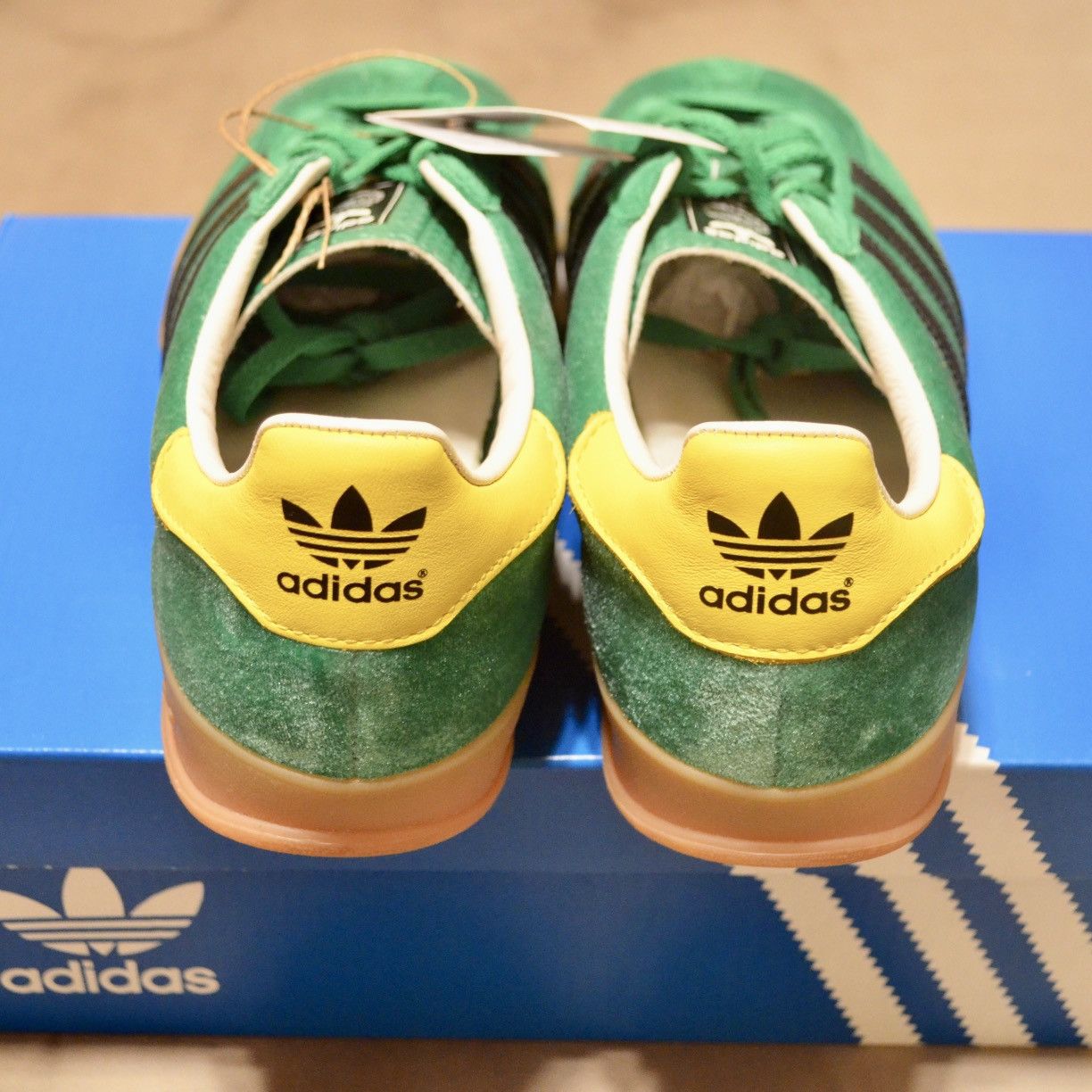Adidas × size? NEW - Size 7.5 US Adidas x size? Gazelle Indoor Green Yellow Size US 7.5 / EU 40-41 - 18 Thumbnail