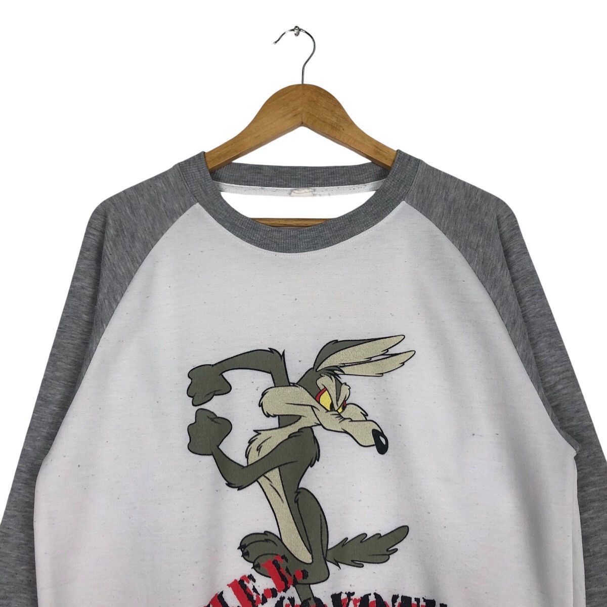Cartoon Network × Vintage Vintage Looney Tunes Cartoon Coyote Sweatshirt Rare Design Size US M / EU 48-50 / 2 - 2 Thumbnail