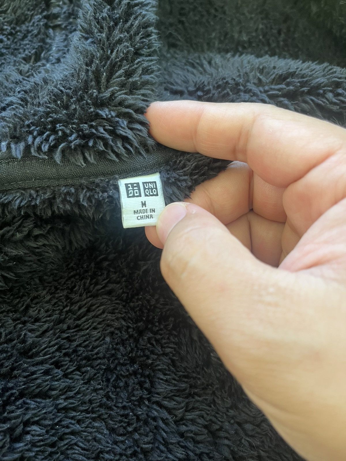 Uniqlo Uniqlo Houndstooth Hooded Fleece Coat Jacket Size M / US 6-8 / IT 42-44 - 10 Thumbnail