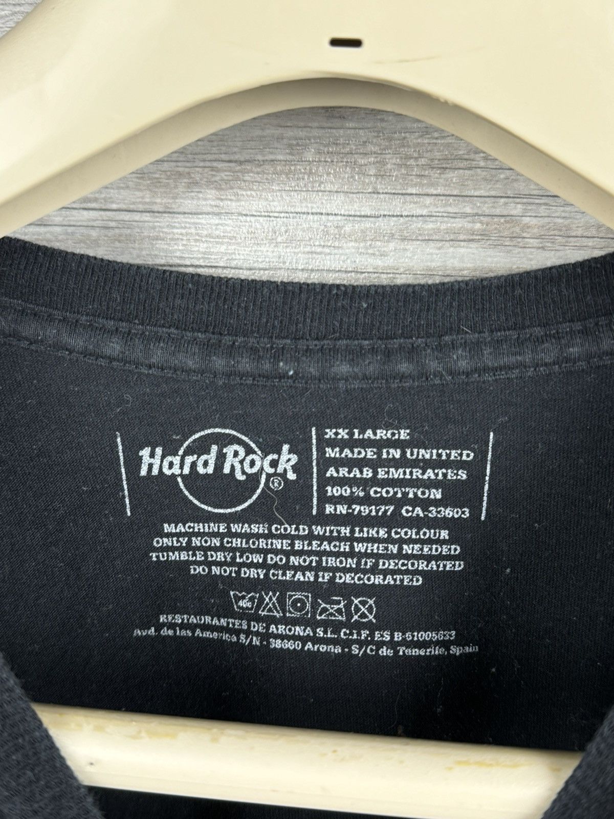 Hard Rock Cafe × Japanese Brand Hard Rock Tee T-shirt Hype Size XXL Size US XXL / EU 58 / 5 - 3 Thumbnail