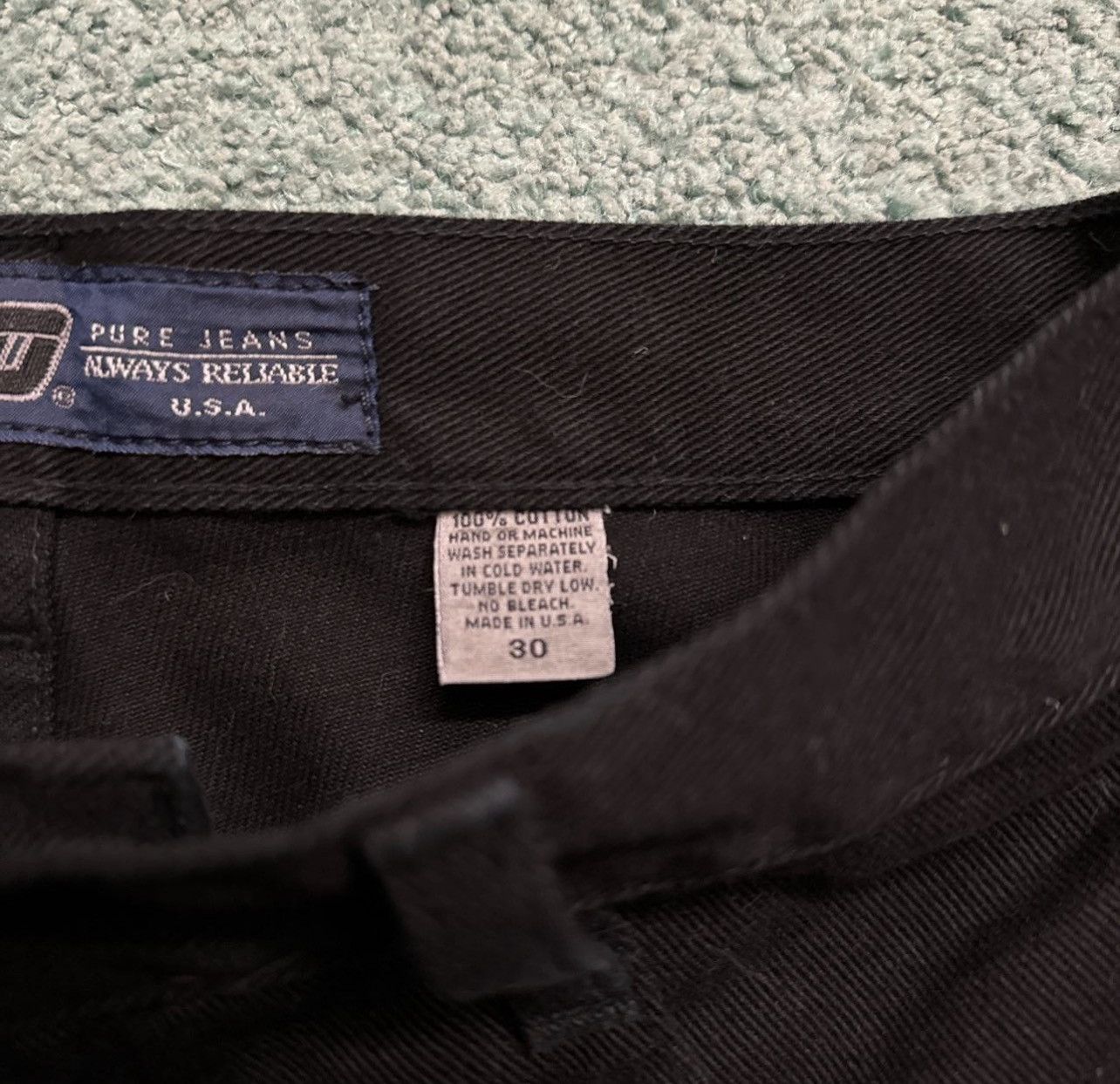 JNCO Black Solo Brand Jeans Size US 30 / EU 46 - 3 Thumbnail
