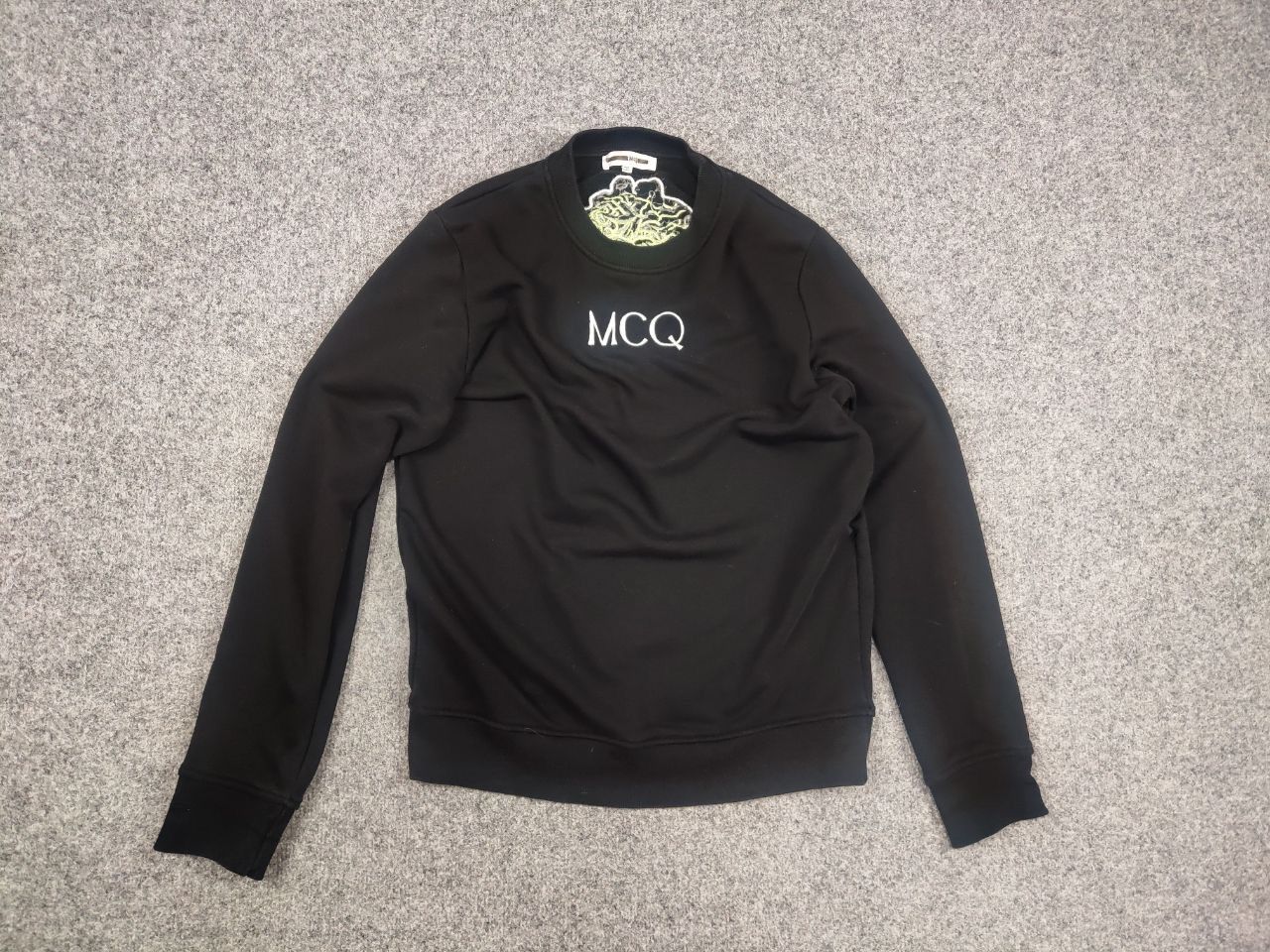 Alexander McQueen McQ Alexander McQueen Design Black Logo Matter Sweatshirt Size US S / EU 44-46 / 1 - 8 Thumbnail