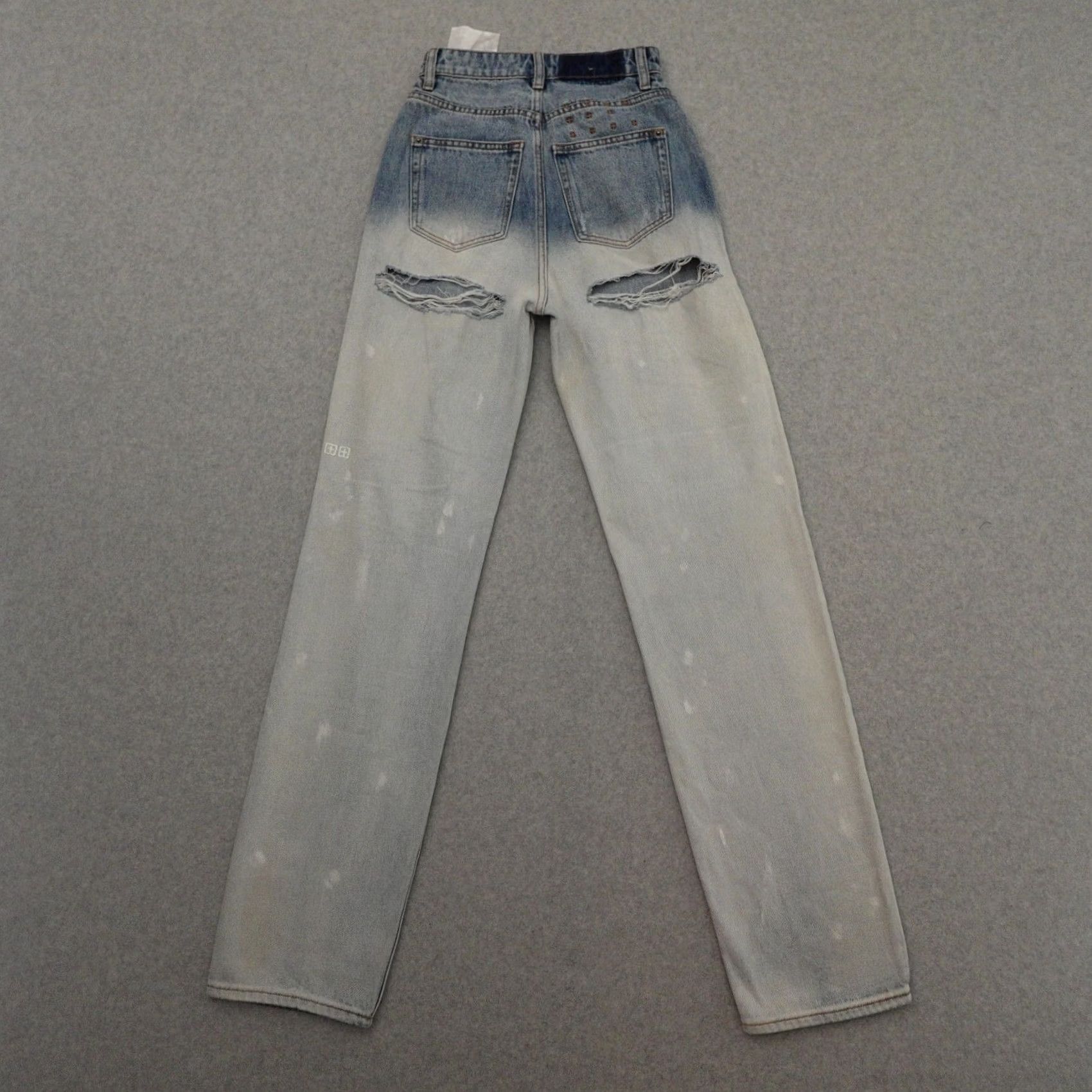 Ksubi Ksubi Jeans Womens 24 (24X33) Playback Mercury Dip-Dye High-Rise Jeans Shirt Size 42" / US 20 - 2 Thumbnail