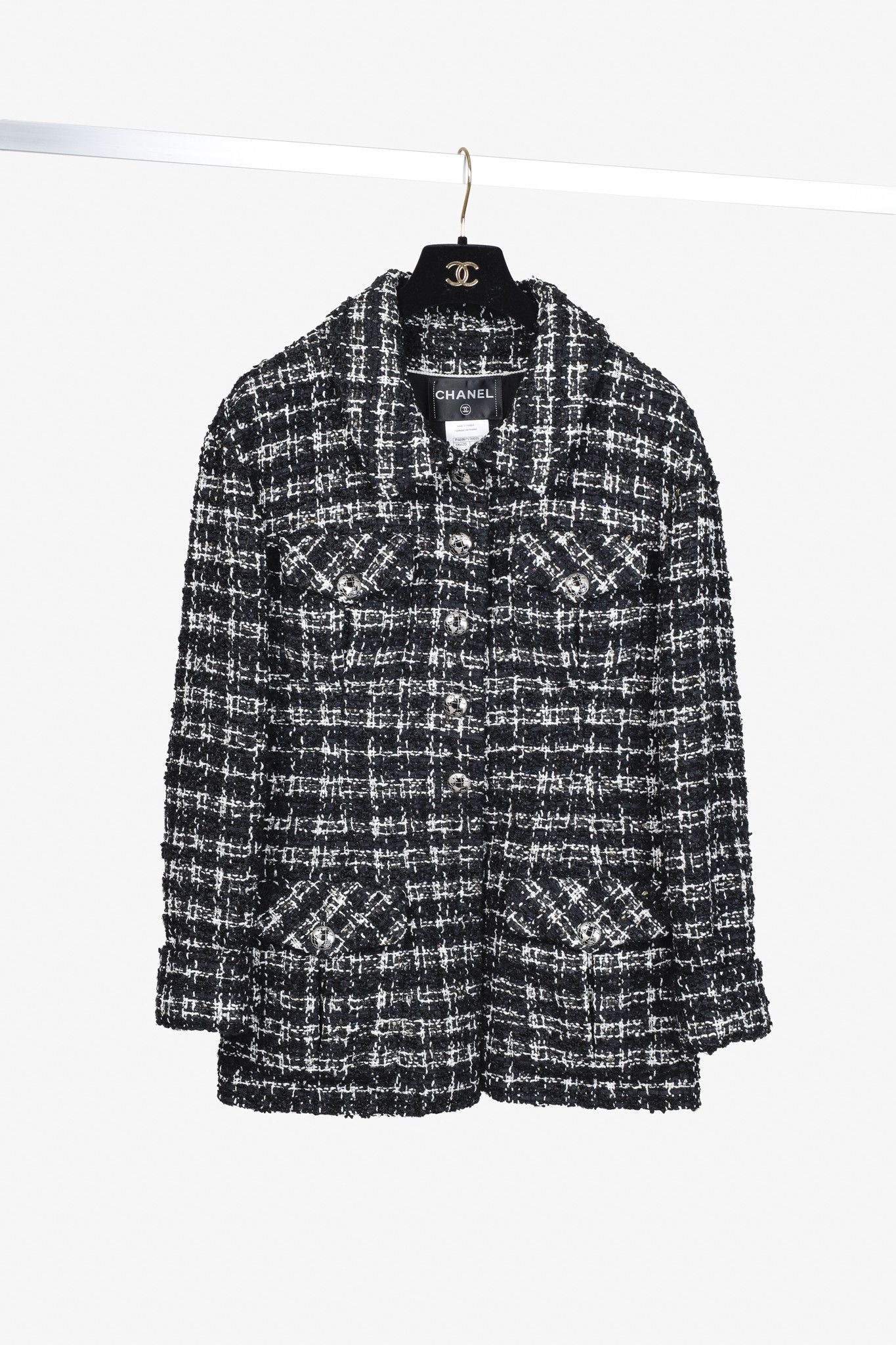 Chanel Chanel Bouclè Fantasy Tweed Planisphere Short Jacket Size M / US 6-8 / IT 42-44 - 1 Thumbnail