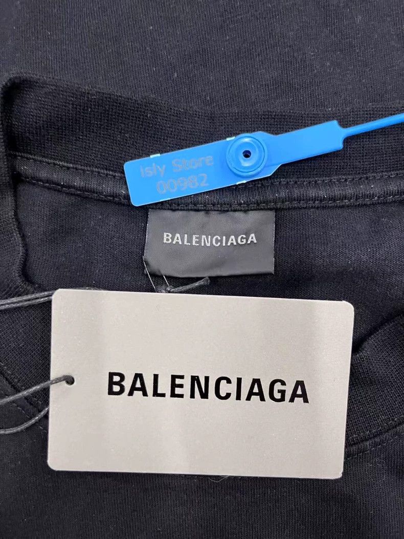 Balenciaga Balenciaga Monogrammed crewneck pullover short sleeve T-sh Size US L / EU 52-54 / 3 - 5 Thumbnail