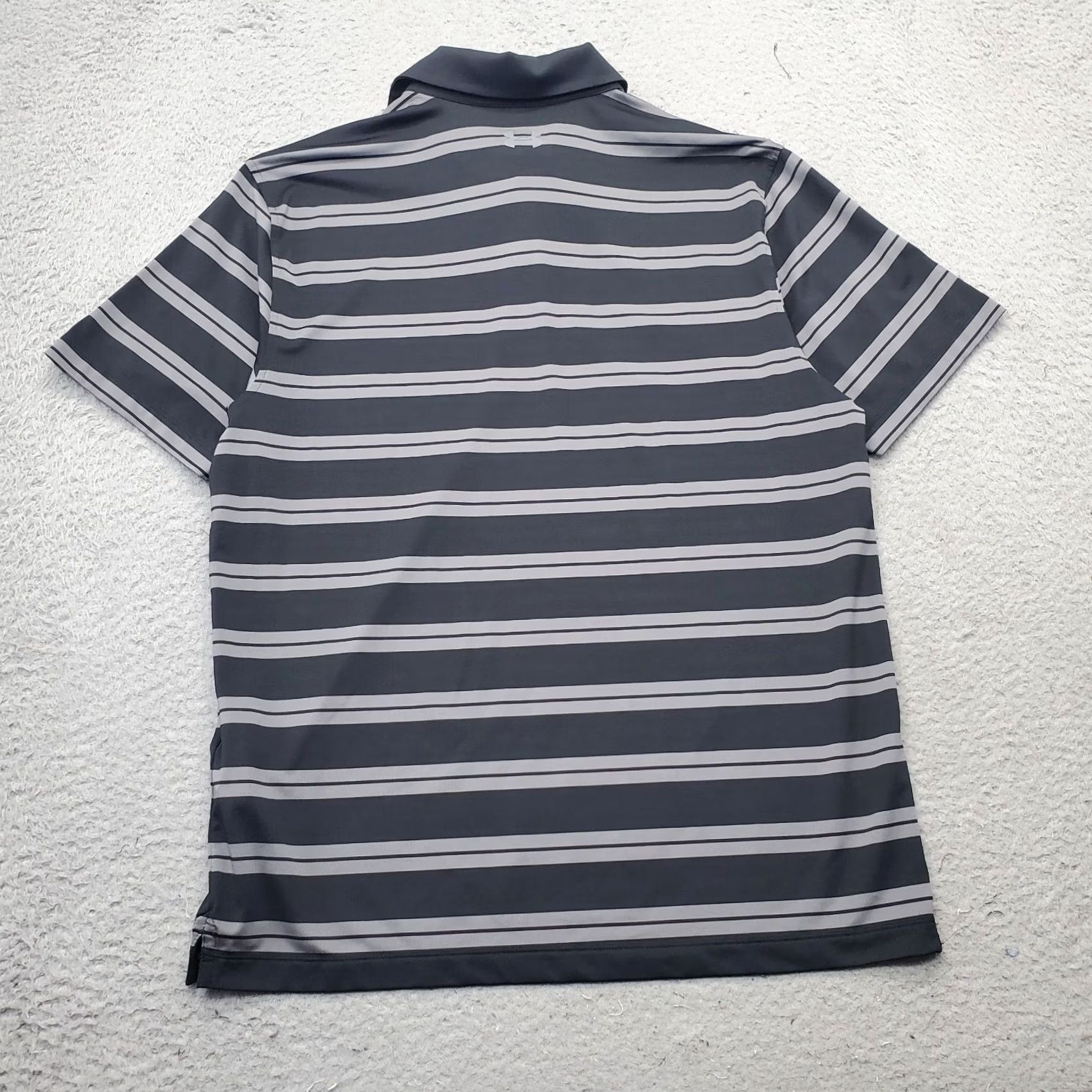 Under Armour Under Armour Polo Shirt Mens Large Multicolor Striped Heatgear Loose Fit Slit Collar Slit Sports Golf Mens Size L Size US L / EU 52-54 / 3 - 2 Thumbnail