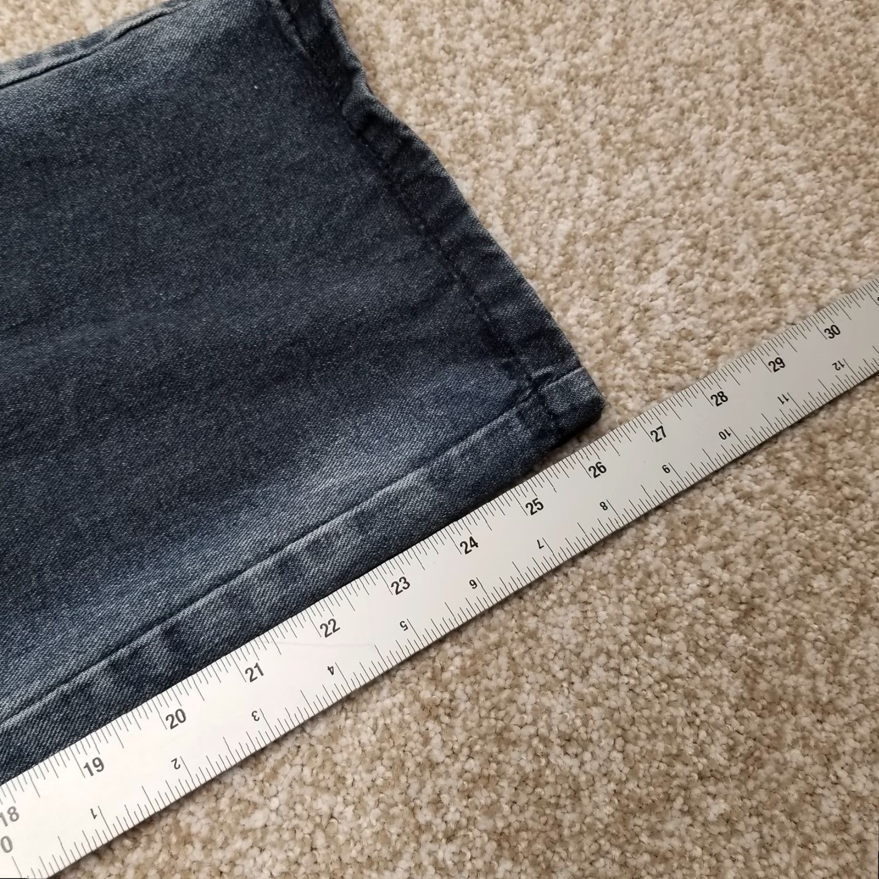 Vintage Dazy Jeans Womens XL Blue Denim Stretch High Rise Petite Seam Fade Wash Casual Size 40" / US 18 - 5 Thumbnail