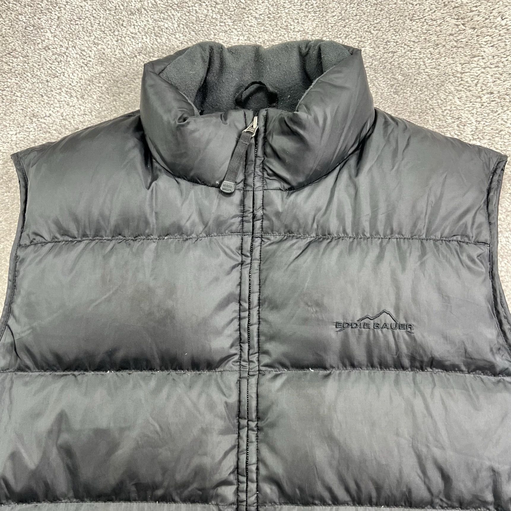 Eddie Bauer VINTAGE Eddie Bauer Puffer Vest Men’s L Black Premium Quality Goose Down Full Zip Size US L / EU 52-54 / 3 - 3 Thumbnail