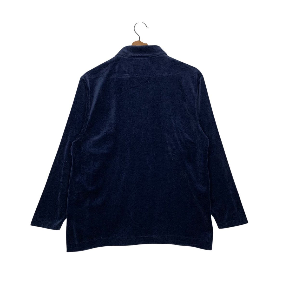 Gianni Valentino GIANNI VALENTINO Half Zip Long Sleeve Velvet Polos #1654-C74 Size US M / EU 48-50 / 2 - 7 Thumbnail