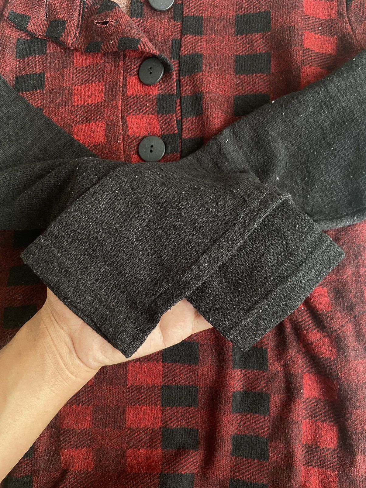 If Six Was Nine × Japanese Brand × Le Grande Bleu (L.G.B.) Double Layer Pattern Flannel Long Sleeve Size US L / EU 52-54 / 3 - 5 Thumbnail
