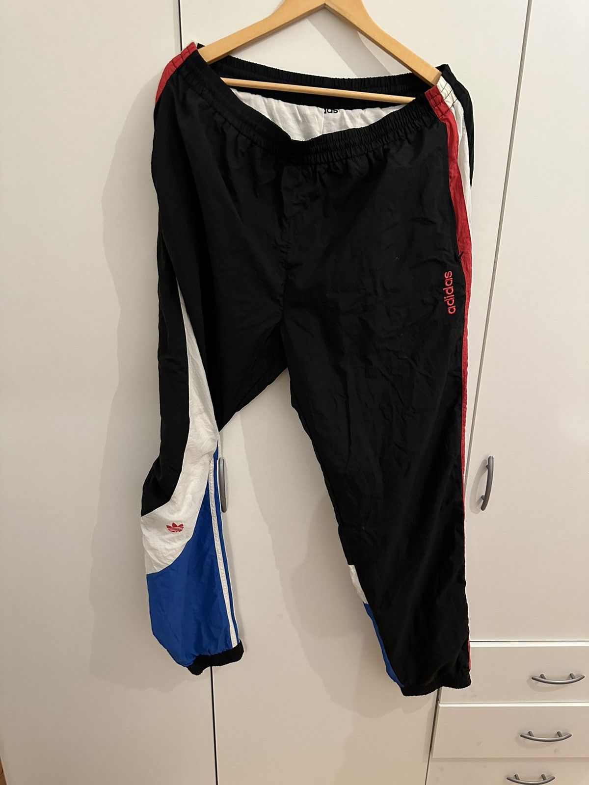 Adidas Adidas jogginghose Vintage Size XL Adidas Track Size US 42 / EU 58 - 1 Thumbnail