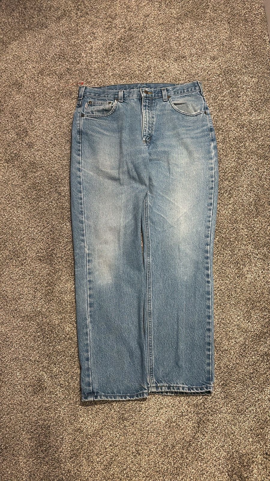 Carhartt Vintage Washed Carhartt Jeans Size 34-36 Size US 34 / EU 50 - 1 Thumbnail