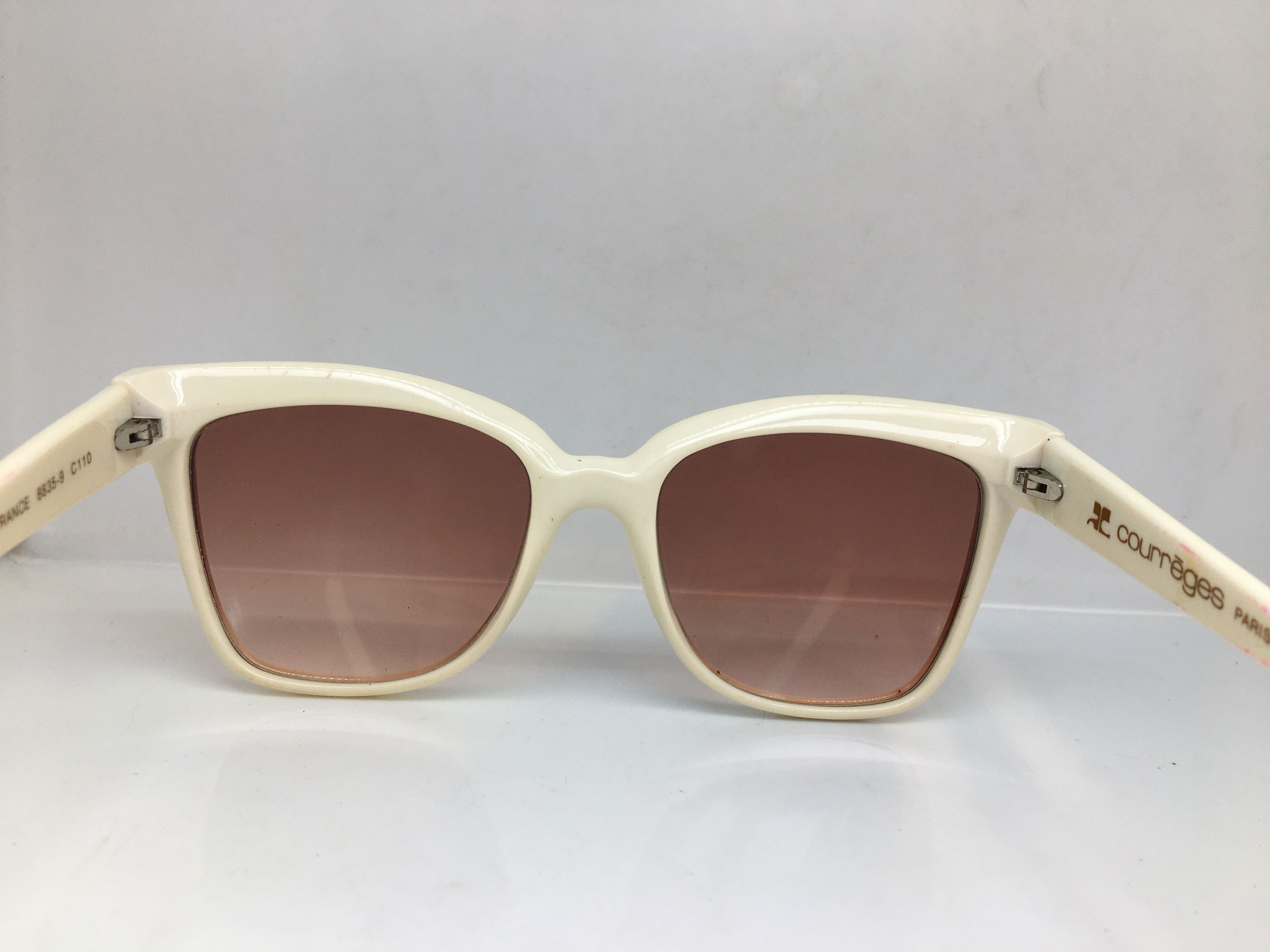 Courreges Vintage 70s Courreges 8835 Woman Oversize Sunglasses France Size ONE SIZE - 4 Thumbnail