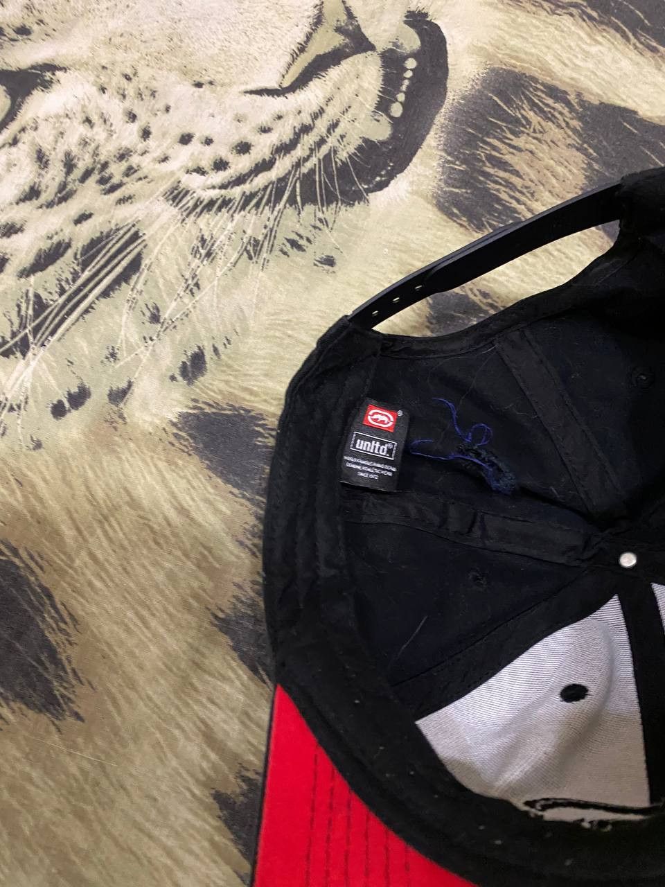 Ecko Unltd. × Vintage Ecko Unltd Hat Cap Black Embroidered Adult Size ONE SIZE - 11 Thumbnail