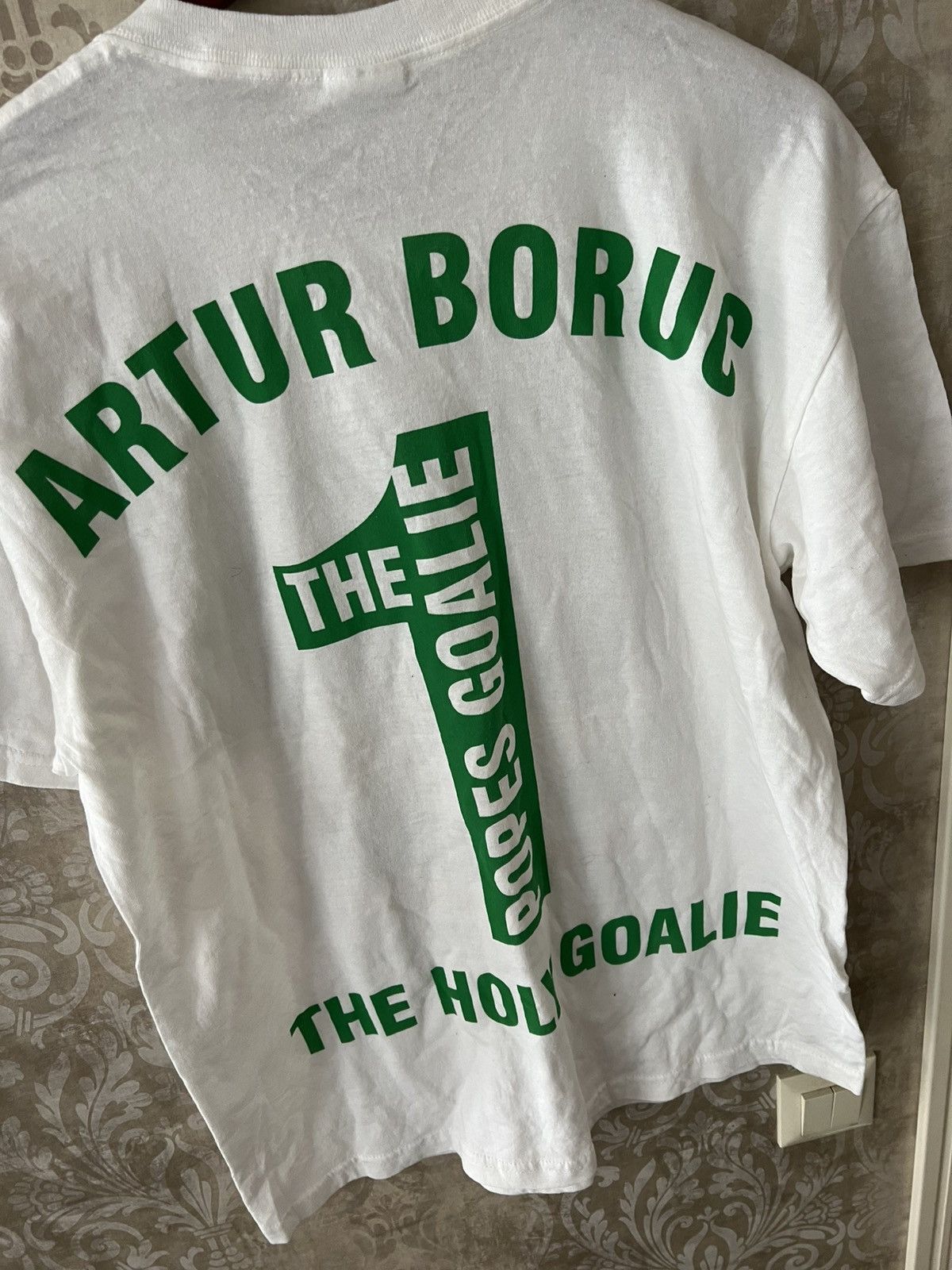 Vintage Artur Boruc The Holy Goalie Tee Celtic Football Shirt Size US L / EU 52-54 / 3 - 9 Thumbnail