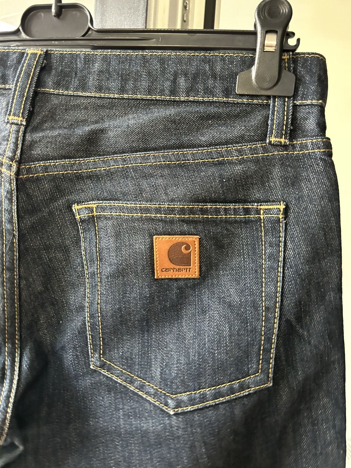 Carhartt × Carhartt Wip Carhartt slim pant leather vintage Size US 28 / EU 44 - 3 Thumbnail