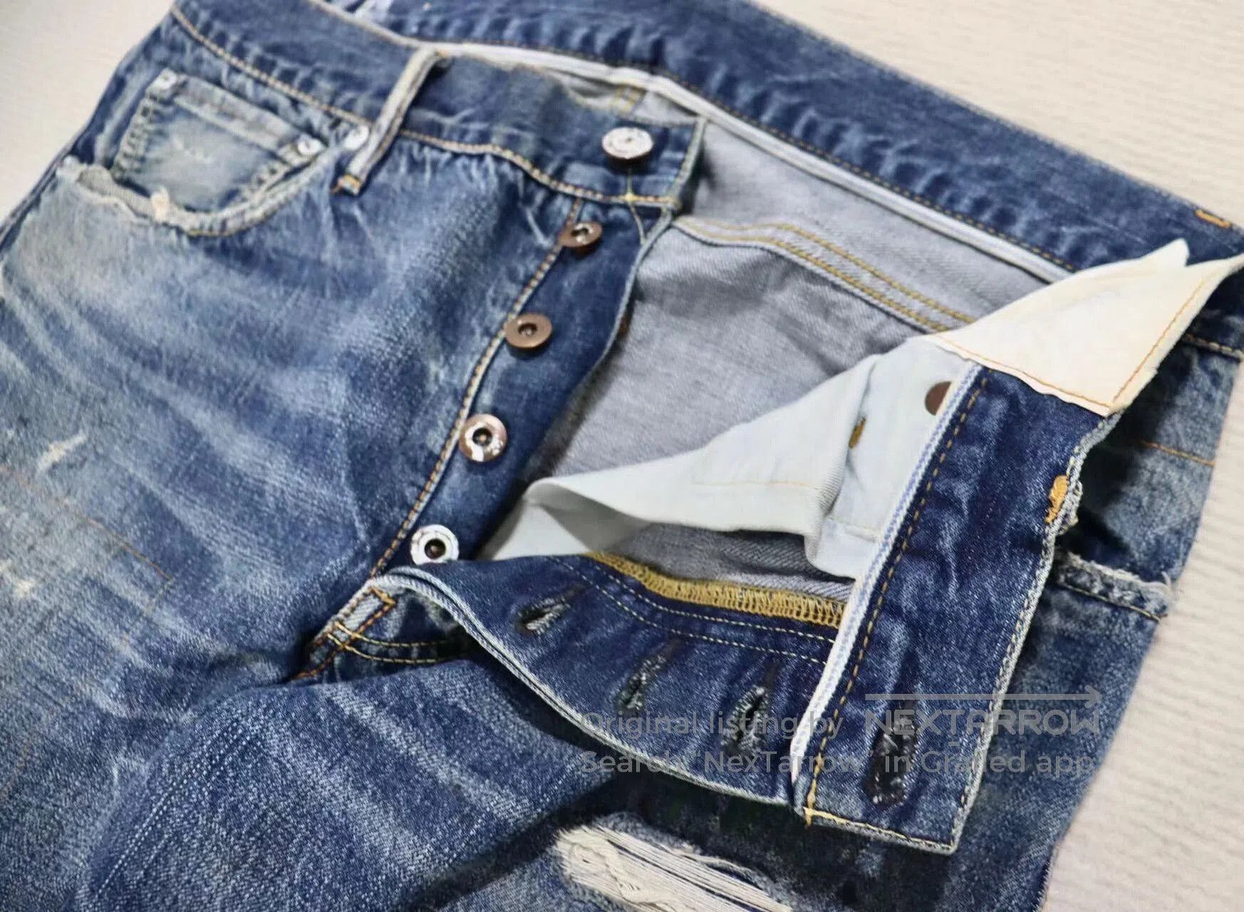 Visvim visvim social sculpture distressed denim pants. Size US 42 / EU 58 - 6 Thumbnail
