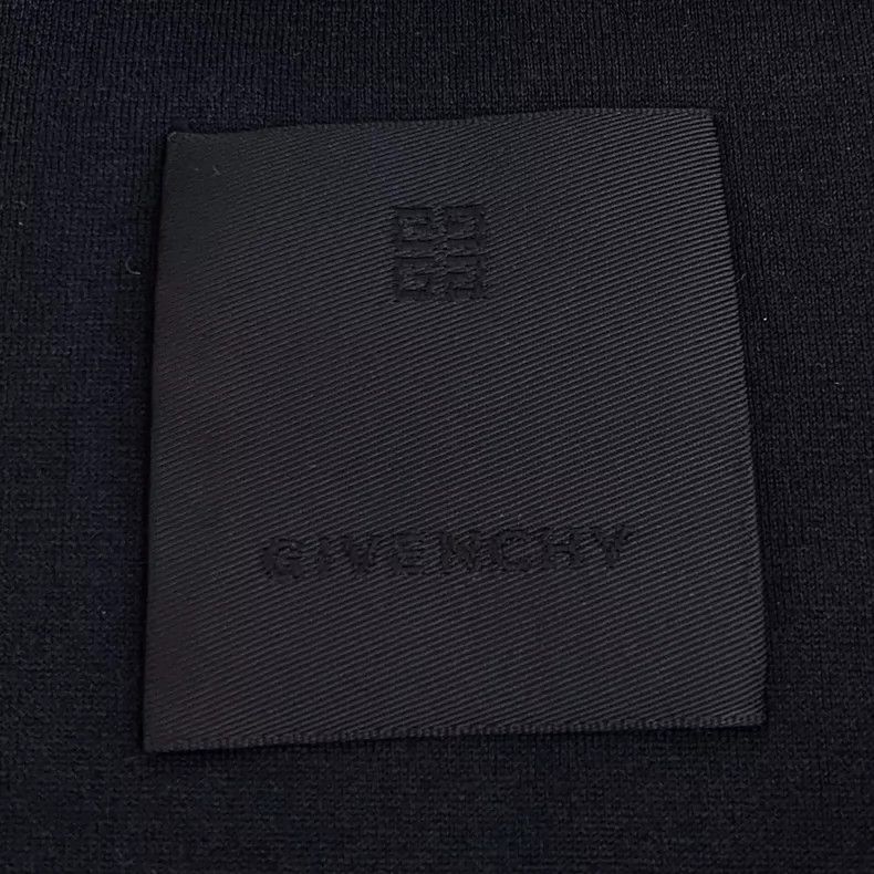Givenchy Givenchy Black Gothic Print Cotton Crew Neck T-Shirt Size US XL / EU 56 / 4 - 6 Thumbnail