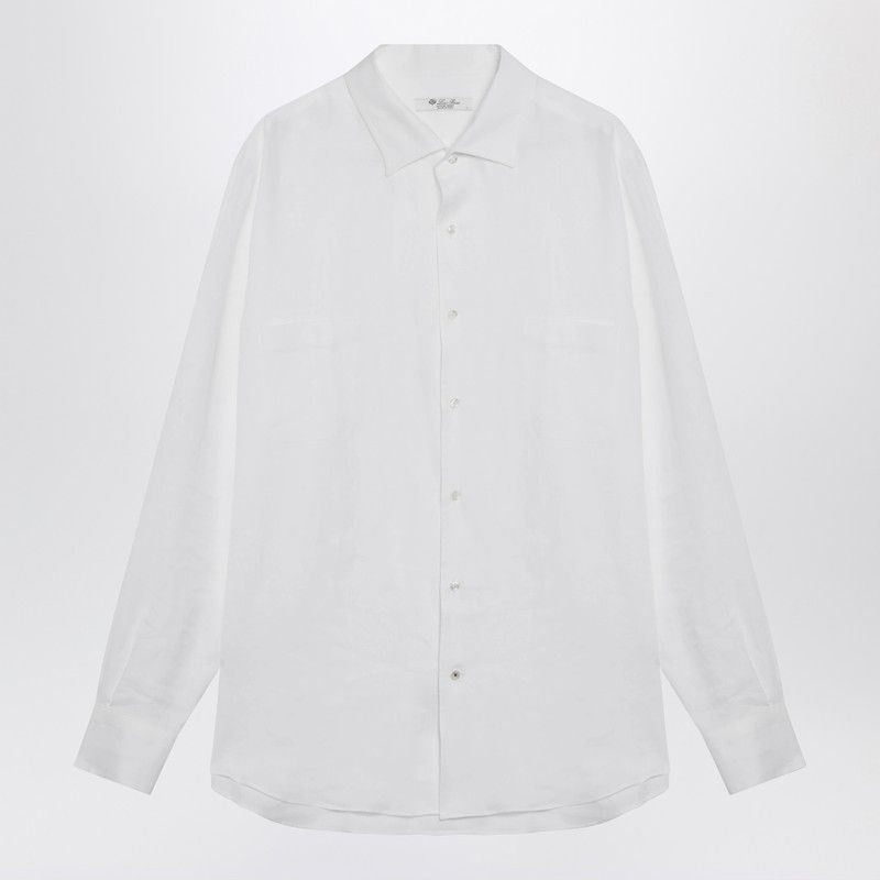 Loro Piana White Linen Shirt