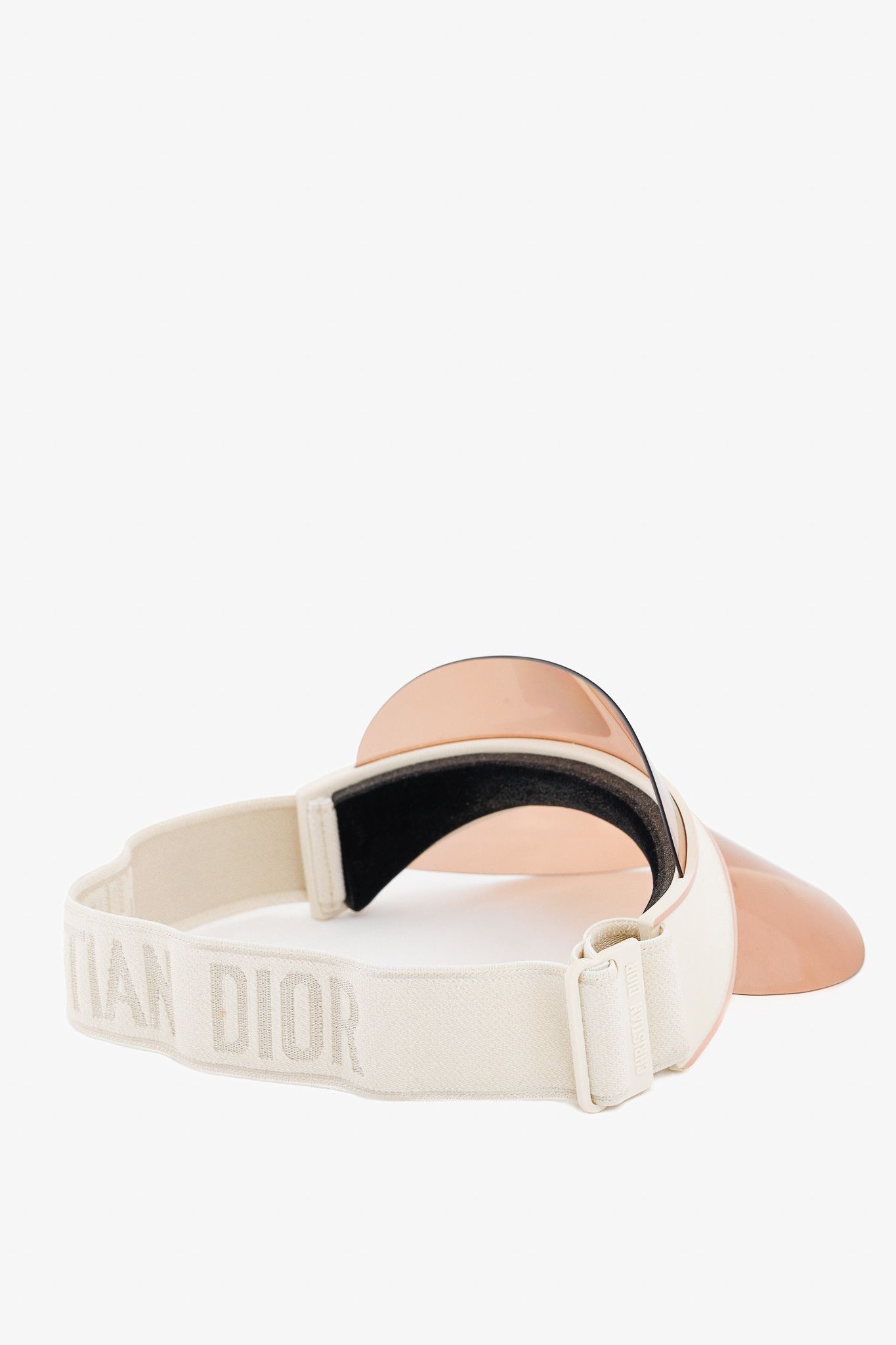 Dior Christian Dior DiorClub V1U Perspex & Jacquard Visor Size ONE SIZE - 3 Thumbnail