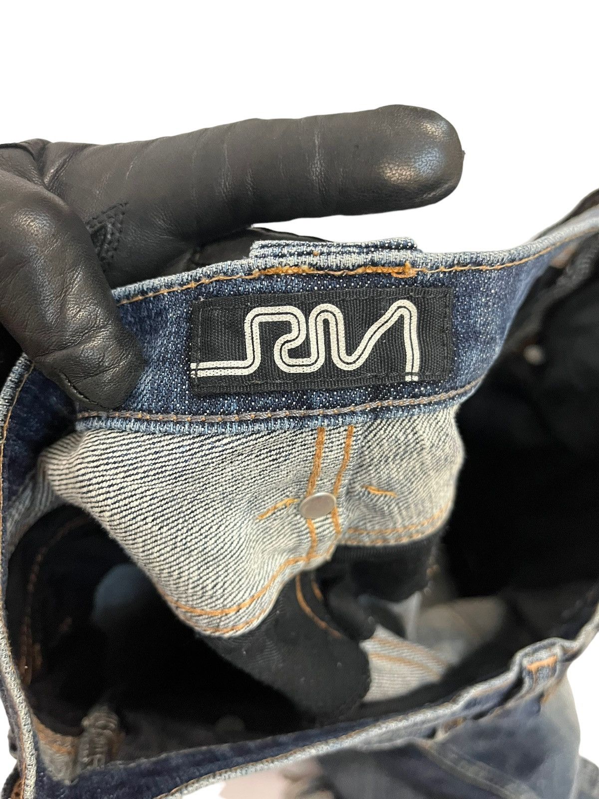 If Six Was Nine Japanese Brand RNA Zipper Pocket Jeans Size 29" - 10 Thumbnail