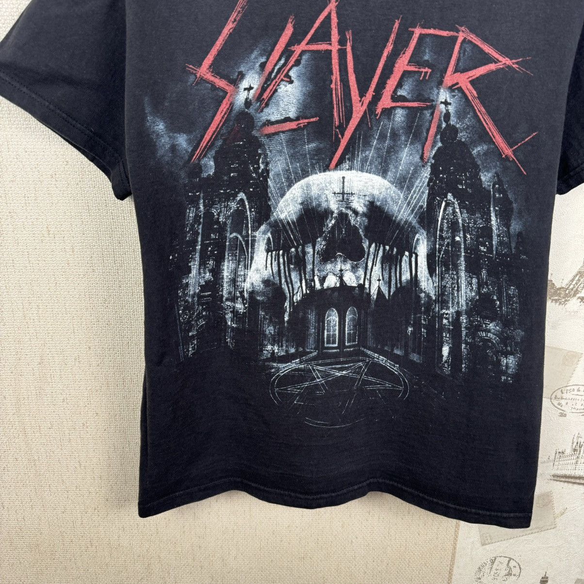 Slayer Vintage Slayer T shirt Rock Black 00s Sz M Band Merch Music Size US M / EU 48-50 / 2 - 10 Thumbnail