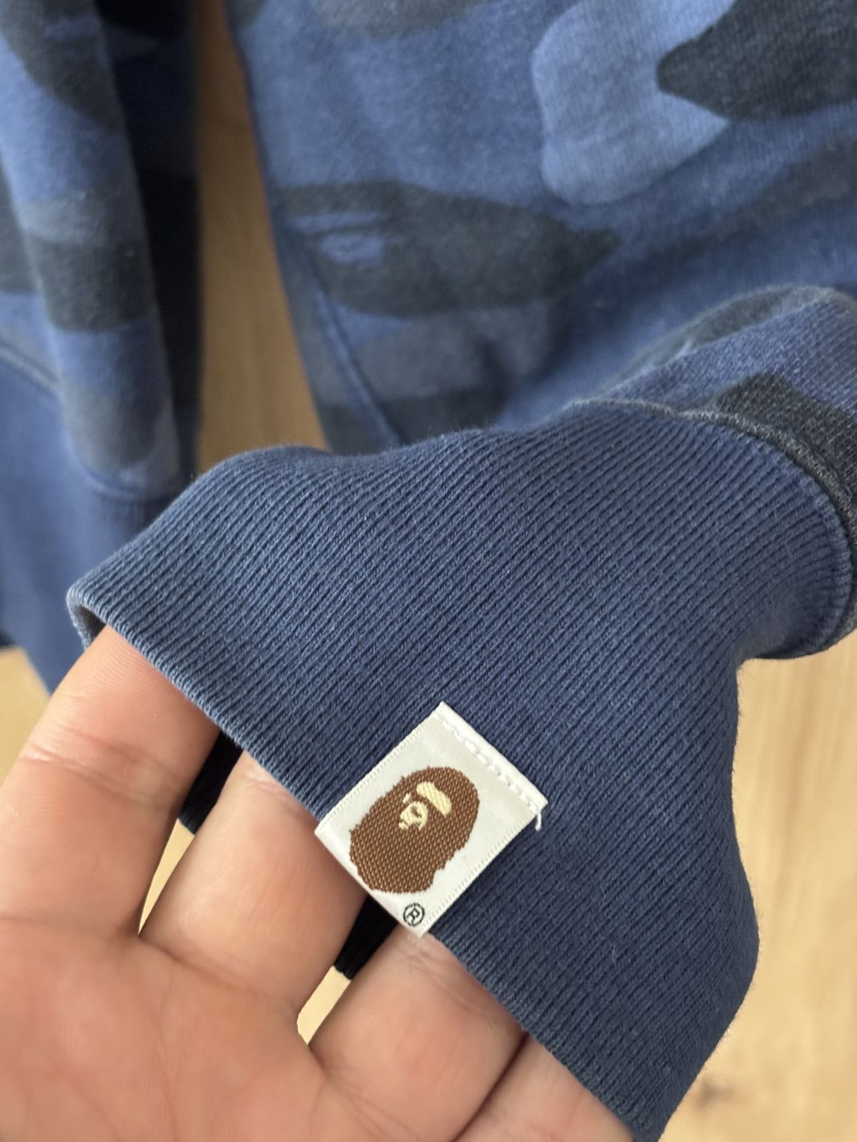 Bape A BATHING APE BAPE BLUE CAMO TIGER FULL ZIP HOODIE Size US L / EU 52-54 / 3 - 5 Thumbnail