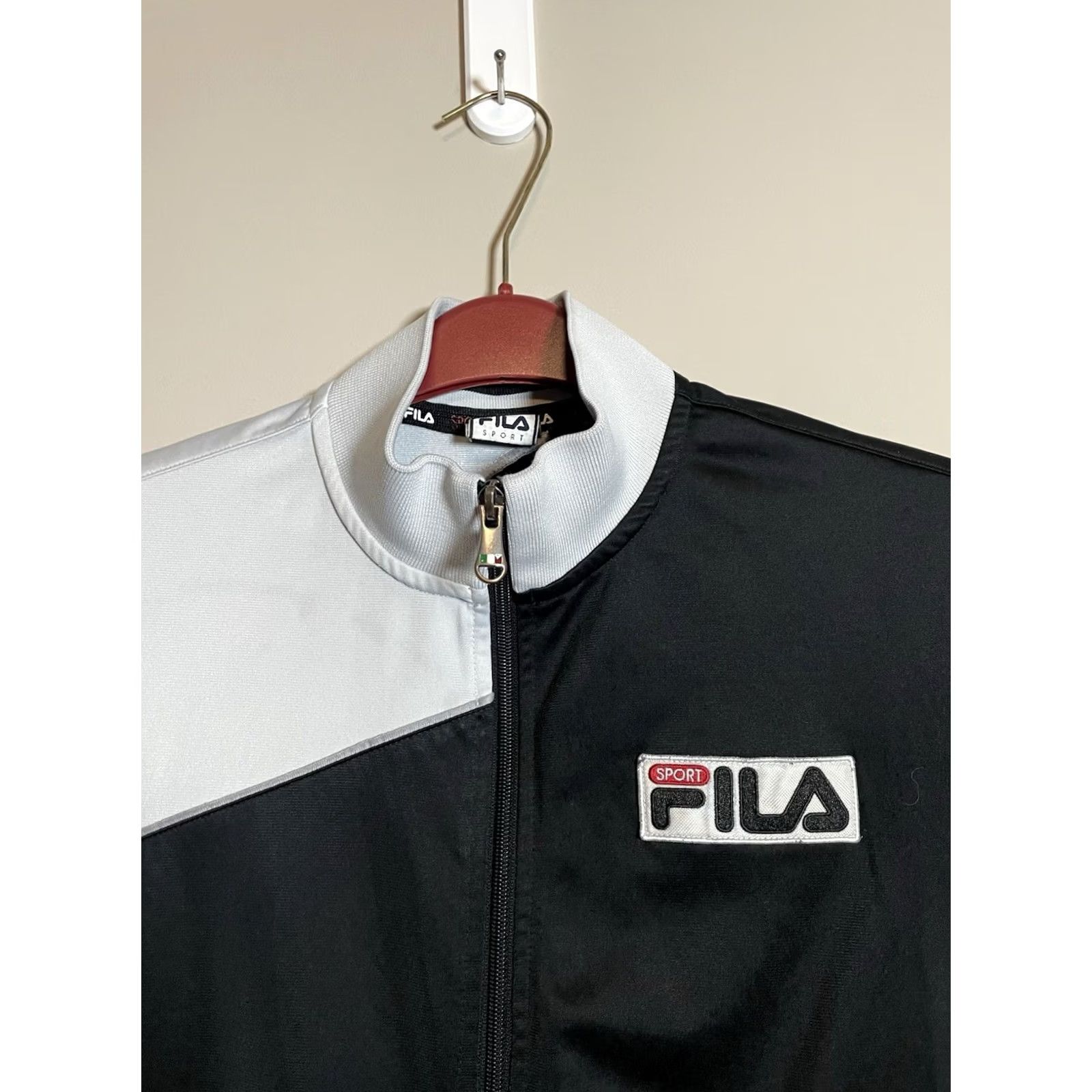 Fila VINTAGE FILA Track Jacket Full Zip Soccer Football 100% Polyester Red Blue C445 Men S Regular Blue 90s Sports Full Zip Jacket Womens? Size US S / EU 44-46 / 1 - 2 Thumbnail