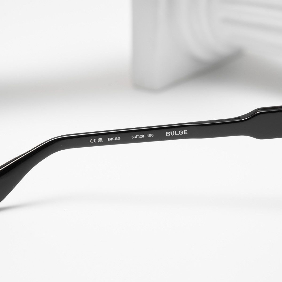Chrome Hearts CHROME HEARTS BULGE BLACK SHINY SILVER GLASSES Size ONE SIZE - 5 Thumbnail