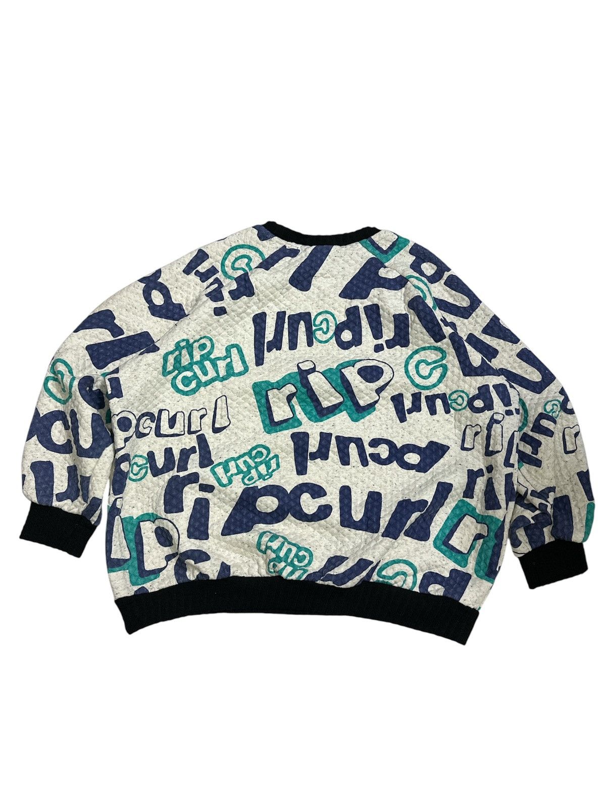 Vintage Crazy Rip Curl Oversized Sweatshirt Custom Blanket Crewneck Size US M / EU 48-50 / 2 - 4 Thumbnail