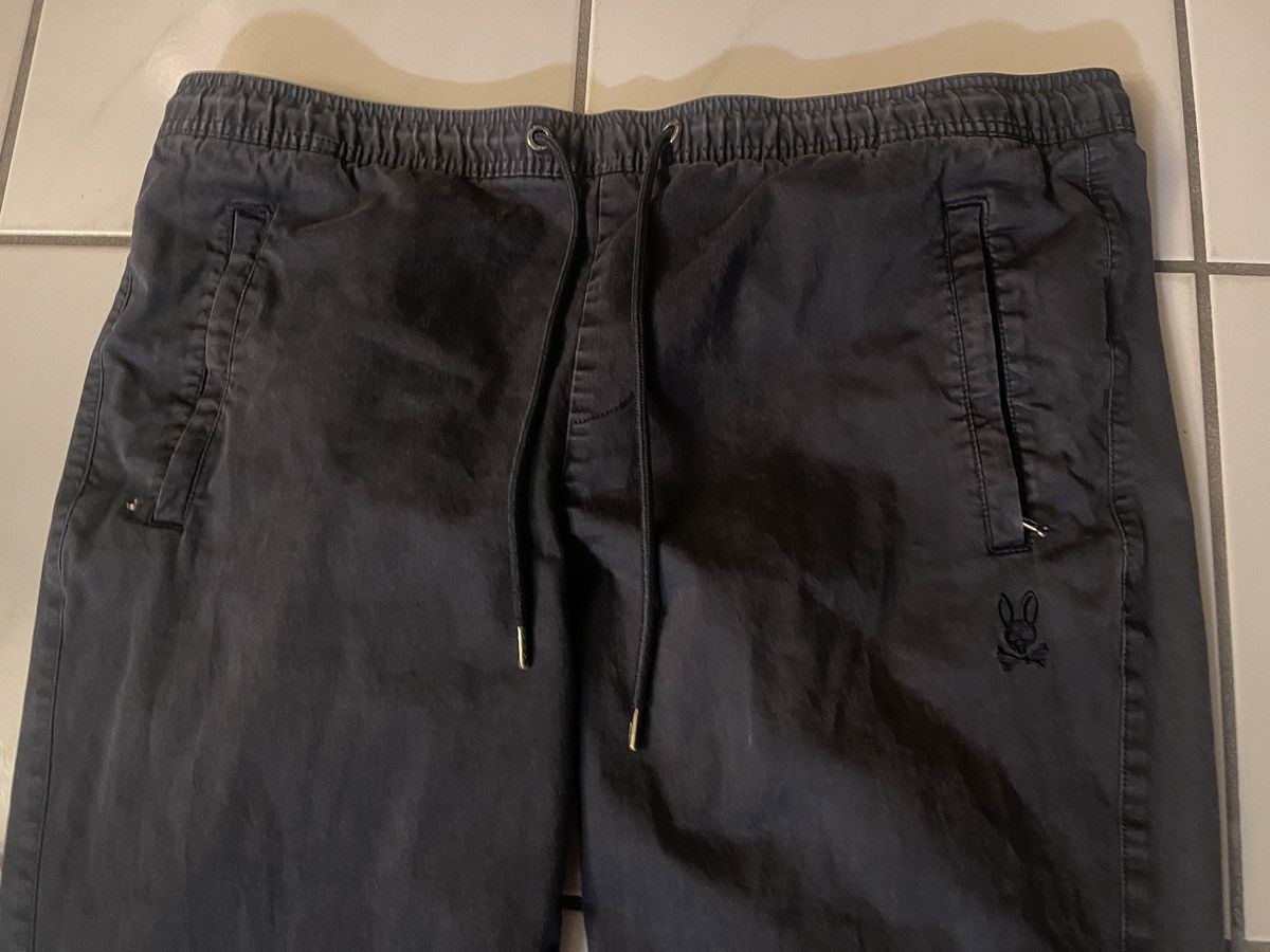 Psycho Bunny Psycho Bunny Mens Blue Drawstring Cotton Elastane Pants XL Size US 38 / EU 54 - 2 Thumbnail
