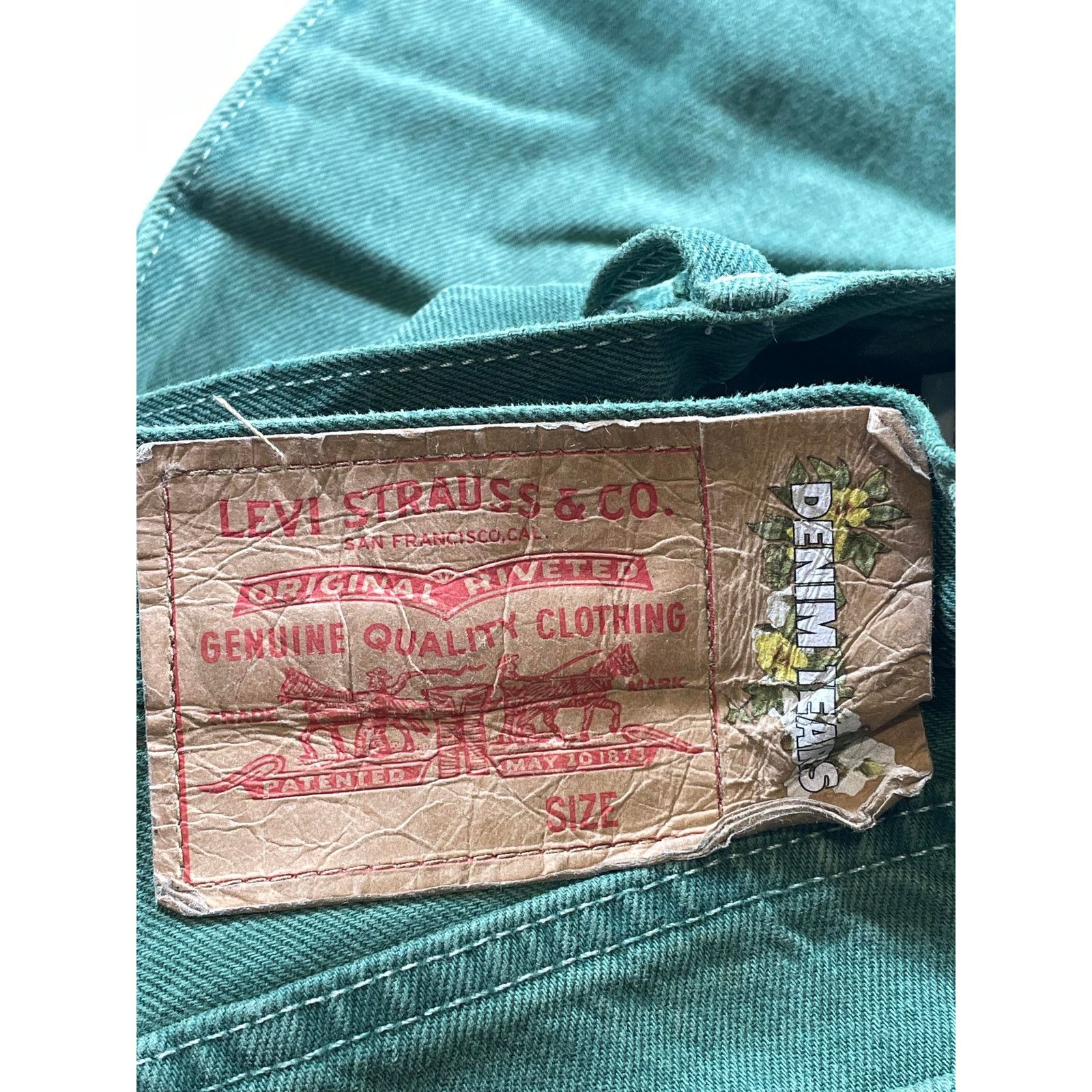 DENIM TEARS Denim Tears Green Plain Jeans Size US 34 / EU 50 - 10 Thumbnail