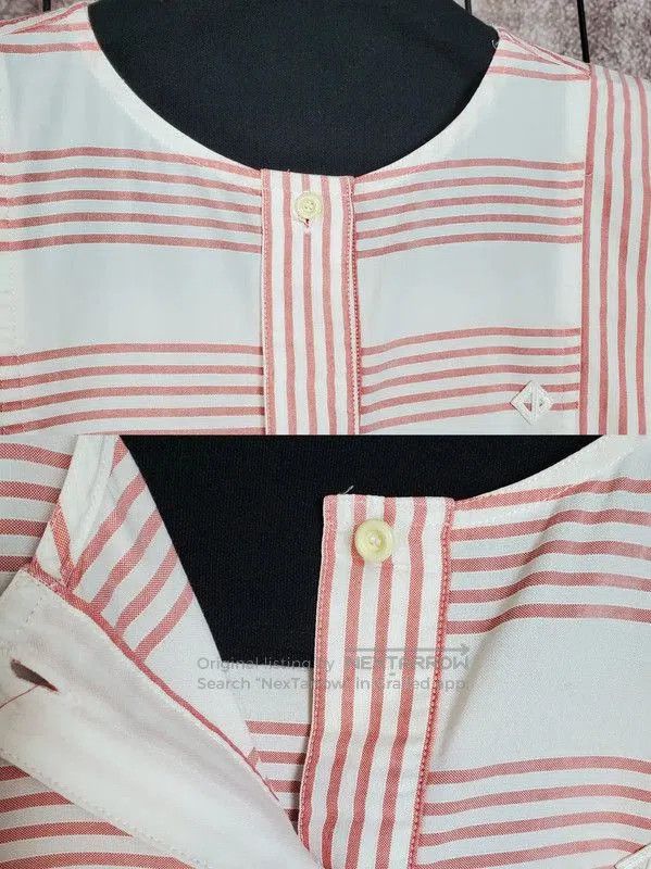 Dior Dior Pink Striped Cotton Short Sleeve T. Size S / US 4 / IT 40 - 3 Thumbnail