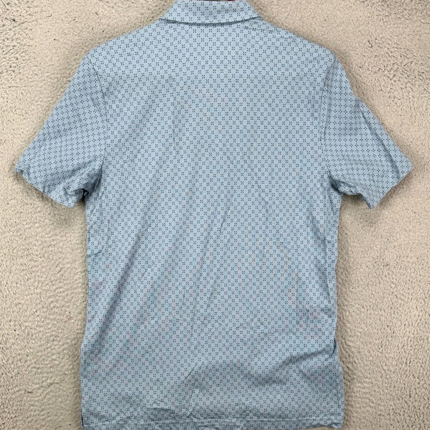 Faherty Faherty Polo Shirt Mens Small Blue The Movement Rugby Stretch Pima Cotton Blend Size US S / EU 44-46 / 1 - 3 Thumbnail