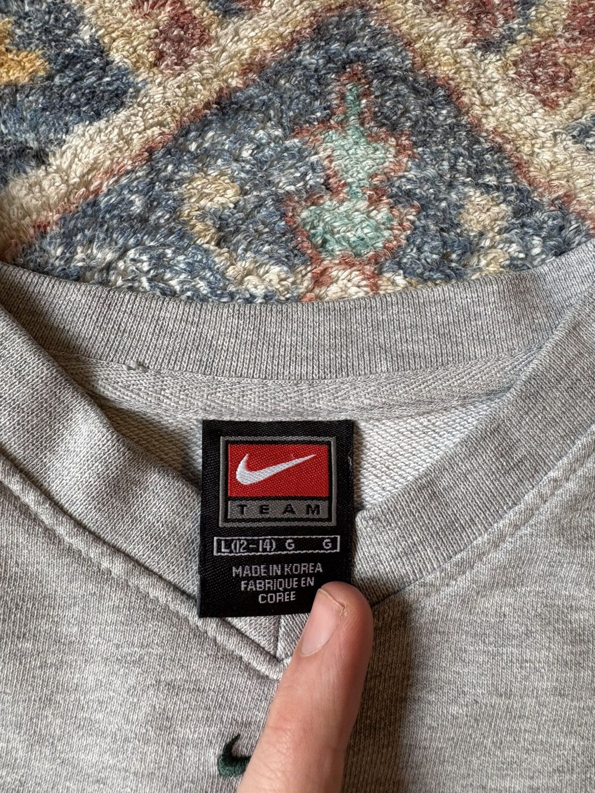 Nike Vintage Nike Oregon Ducks Mid Check Pullover Crewneck Large Size US L / EU 52-54 / 3 - 3 Thumbnail