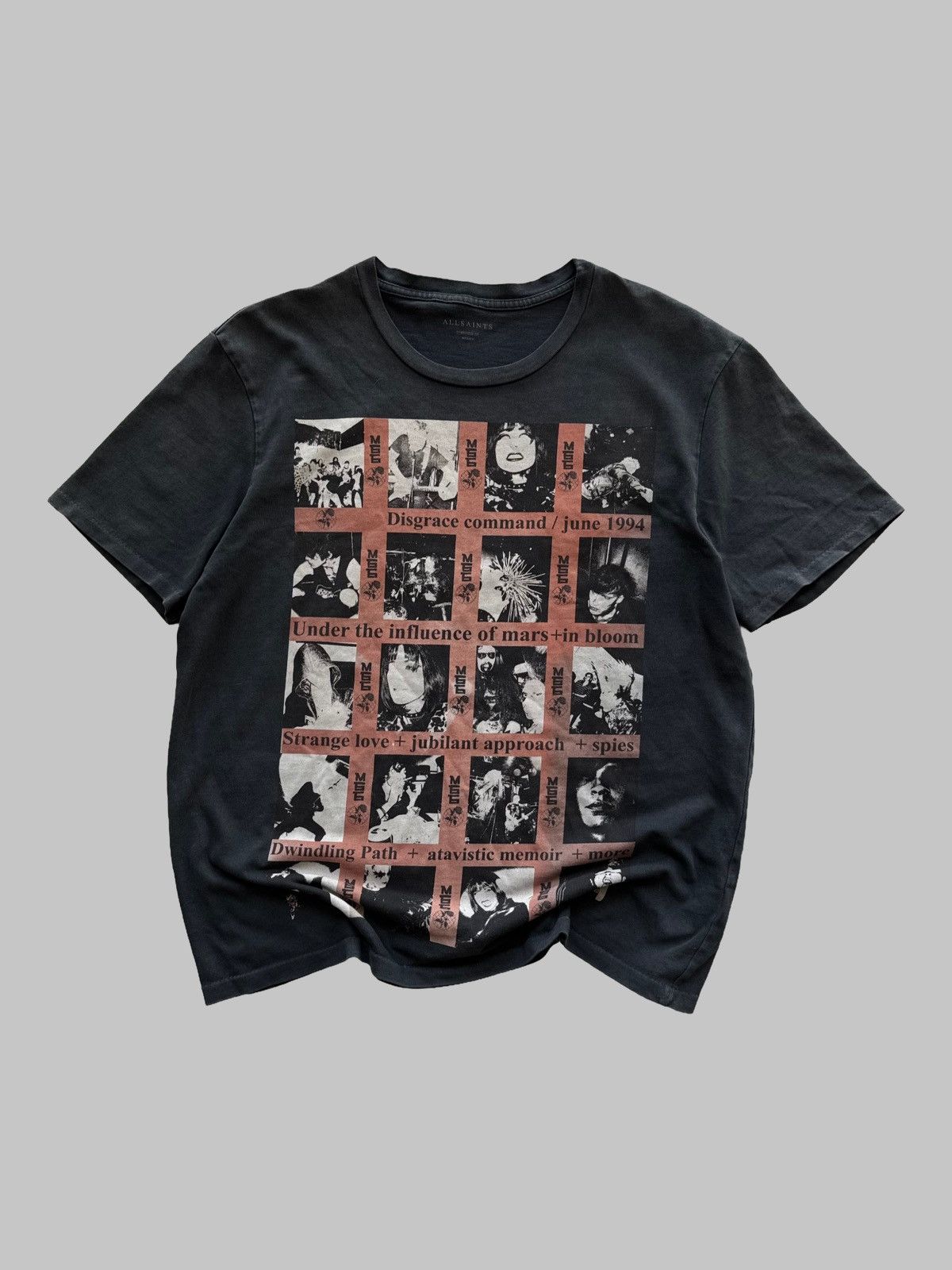 Allsaints Allsaints Command SS Crew heavy cotton wash faded t shirt Size US M / EU 48-50 / 2 - 1 Thumbnail