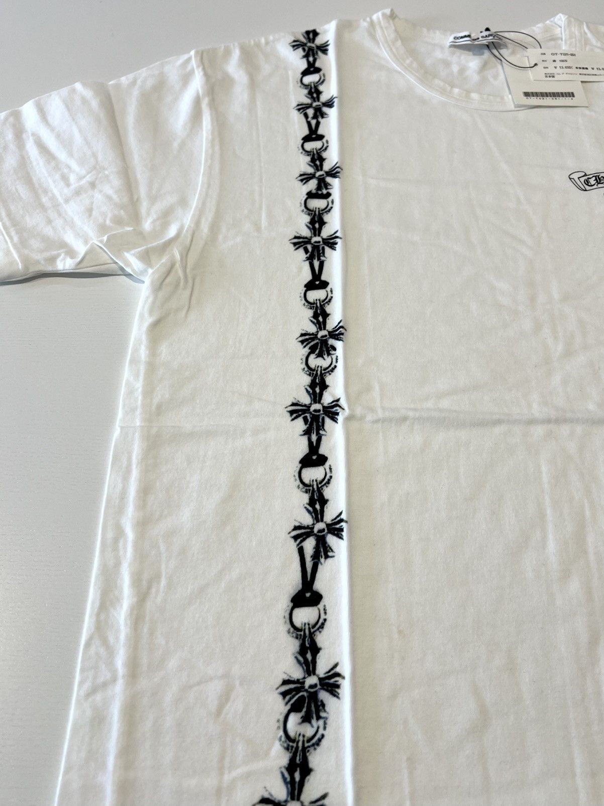 Chrome Hearts × Comme des Garcons Chrome Hearts x Comme Des Garçon Crossover Fake Print Tee Size US L / EU 52-54 / 3 - 5 Thumbnail