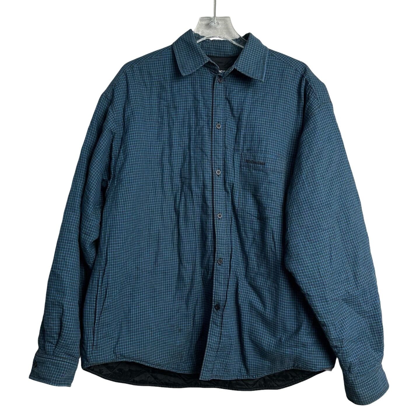 Balenciaga Balenciaga Check Quilted Shirt Size 37 Size US S / EU 44-46 / 1 - 1 Thumbnail