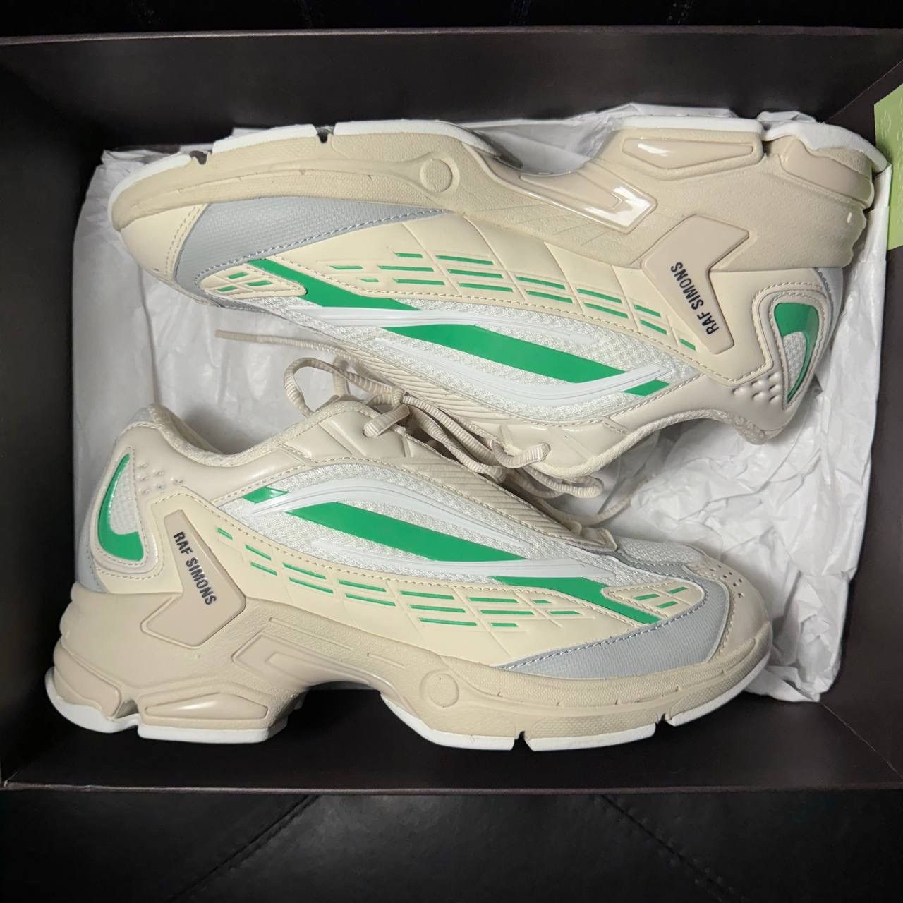 Raf Simons Raf Simons UltraSceptre Off-white / Green Size US 5 / EU 37 - 10 Thumbnail