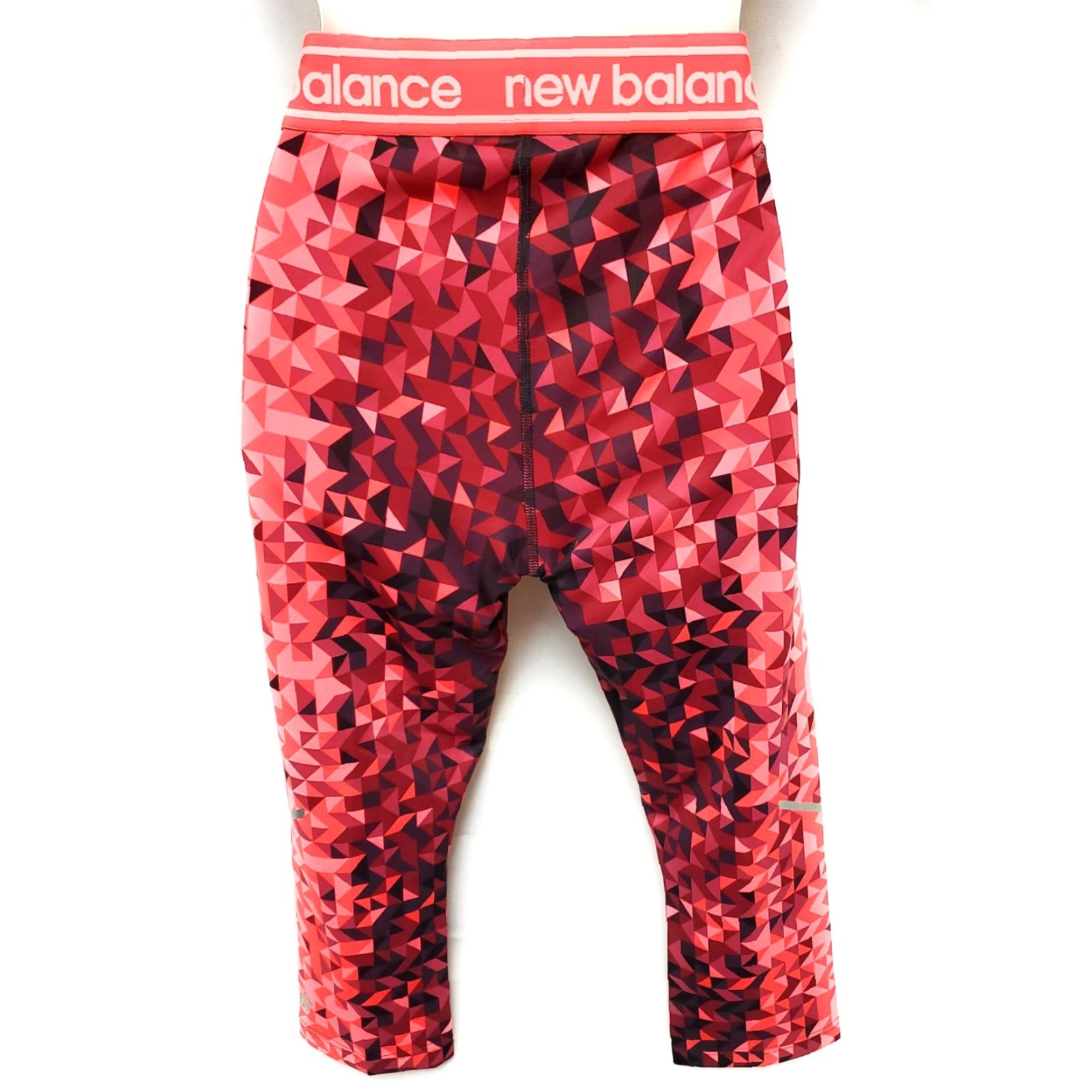 New Balance Womens New Balance WP81135 VTX Accelerate Mid Rise Capri Pant Capris NB Dry Activewear Multicolor Red Maroon Pink Womens Size 28" / US 6 / IT 42 - 3 Thumbnail